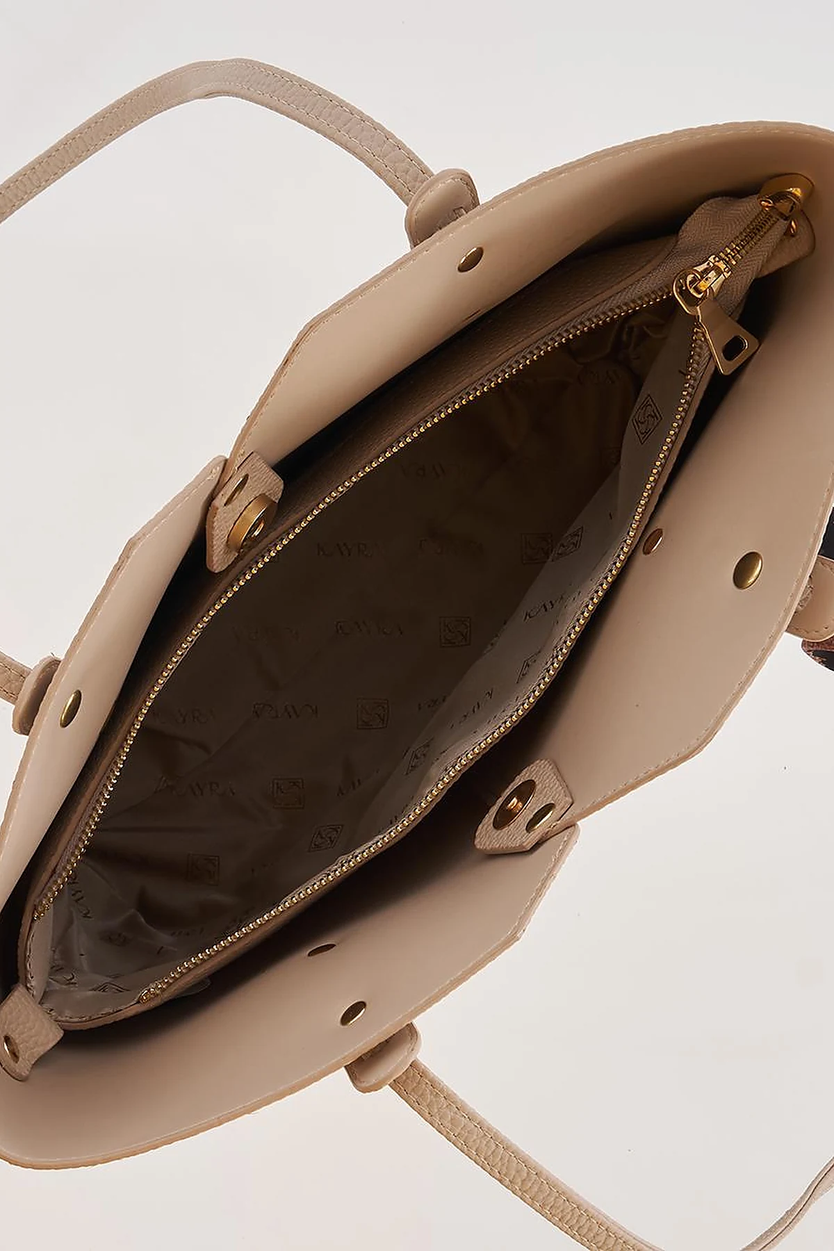Mink Faux Leather Tote Bag