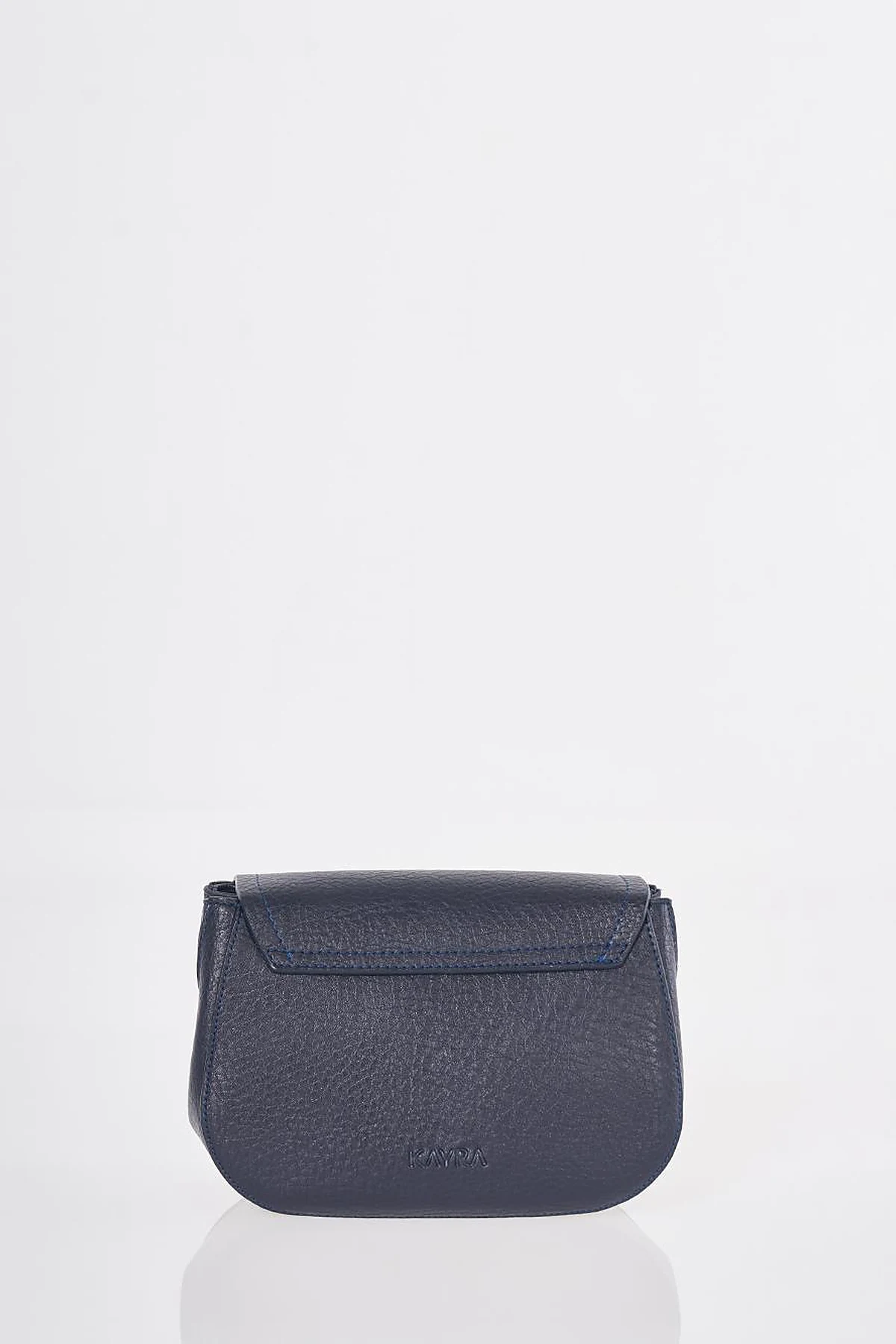 Shoulder Bag with Buckle Detail Navy