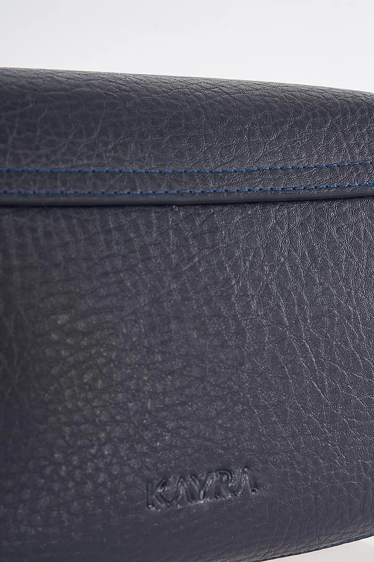 Shoulder Bag with Buckle Detail Navy