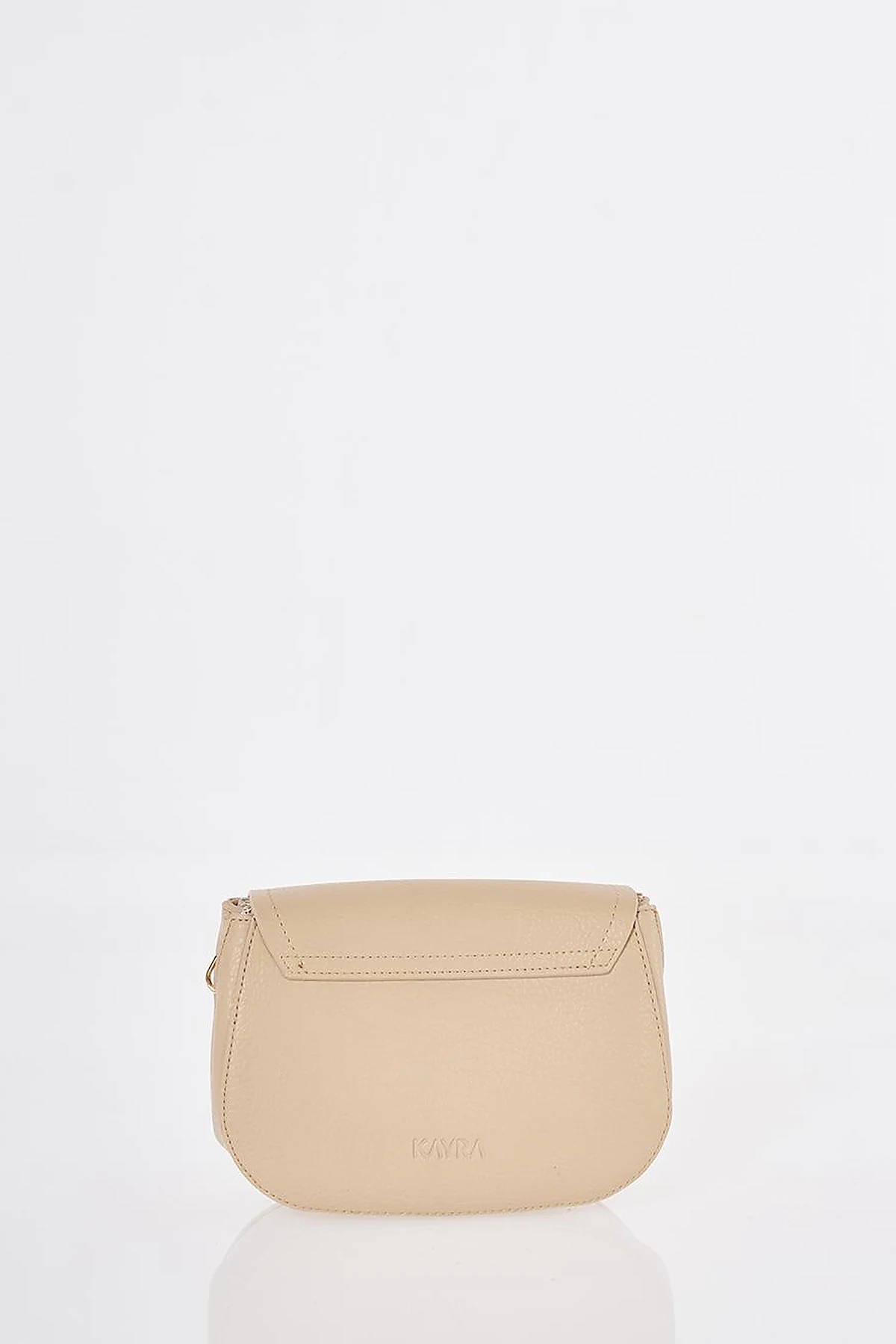 Shoulder Bag with Buckle Detail Stone