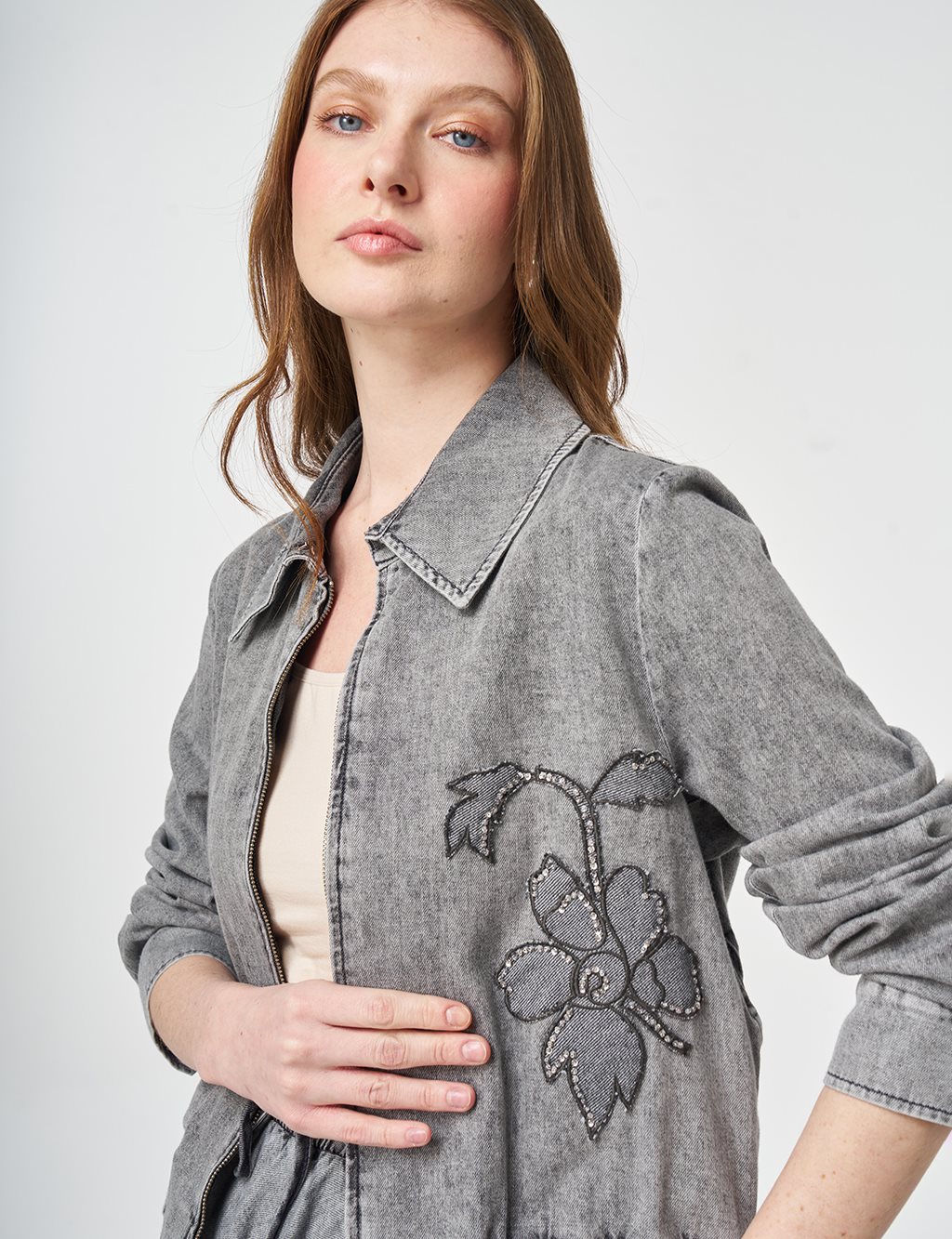 Washed Two-Piece Set Anthracite