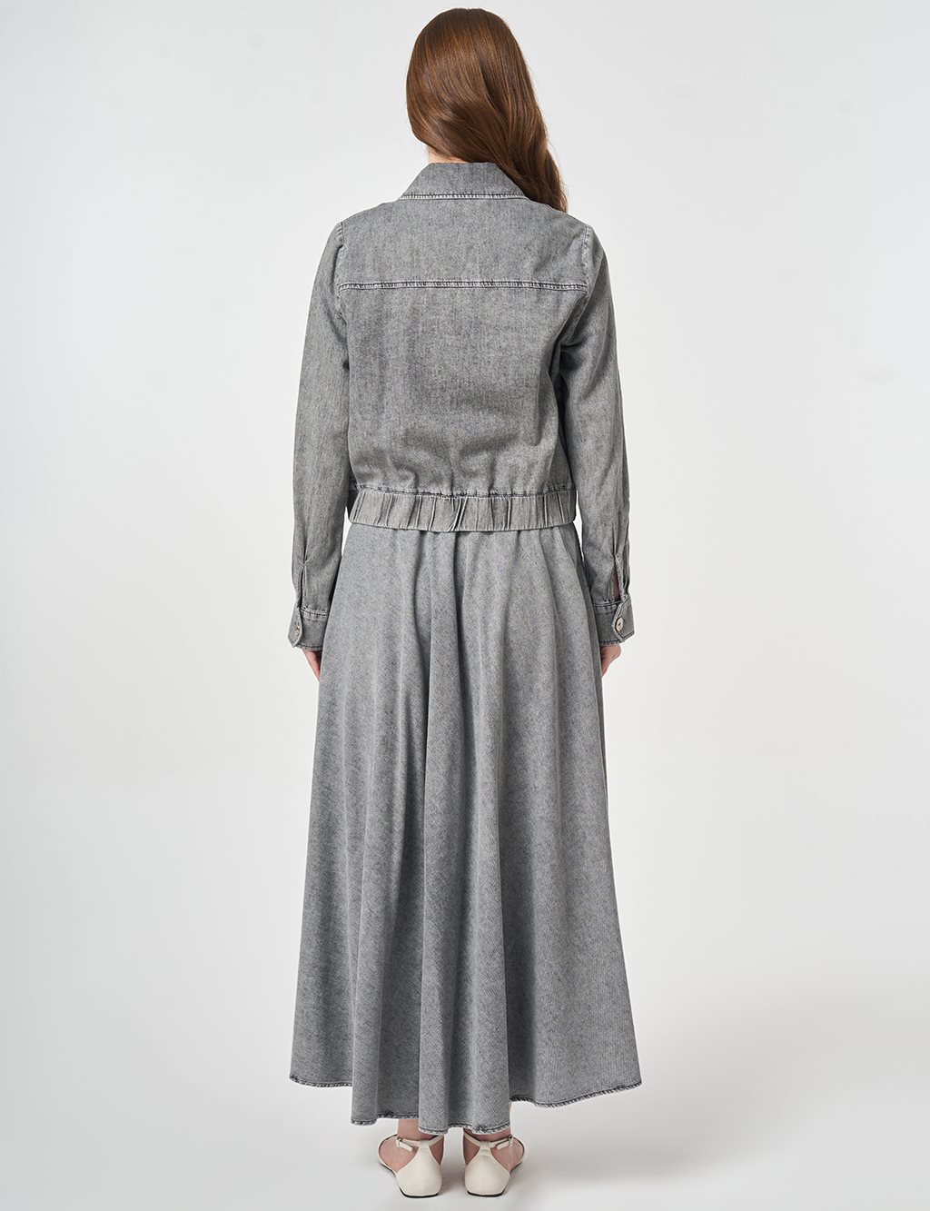 Washed Two-Piece Set Anthracite