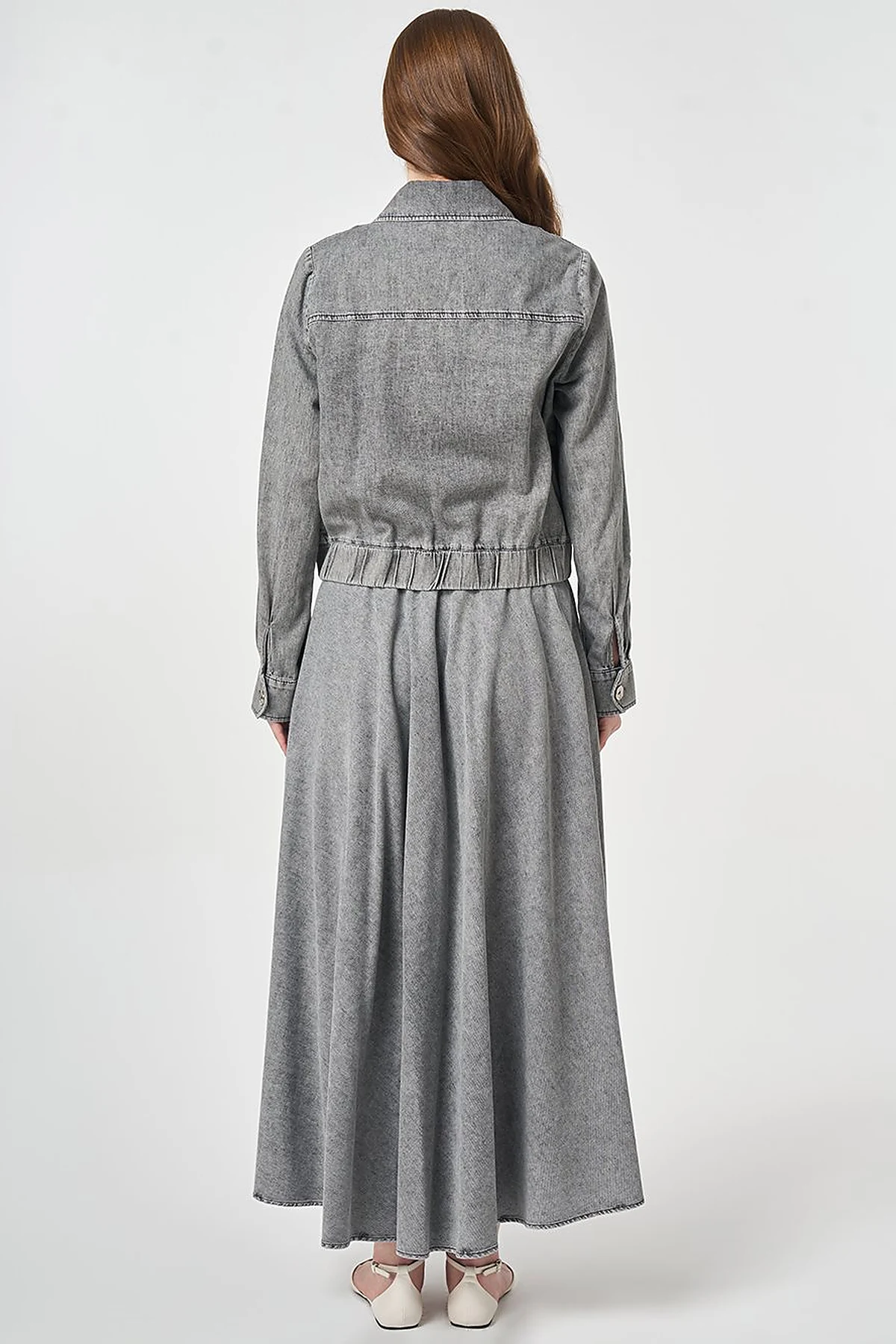 Washed Two-Piece Set Anthracite