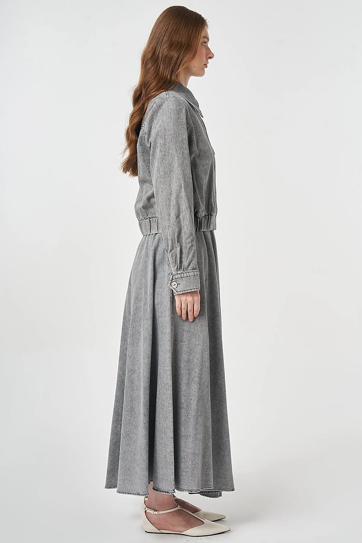 Washed Two-Piece Set Anthracite