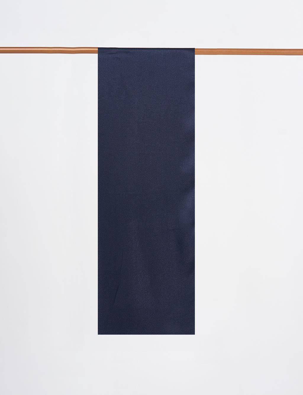 Glitter Satin Scarf Navy