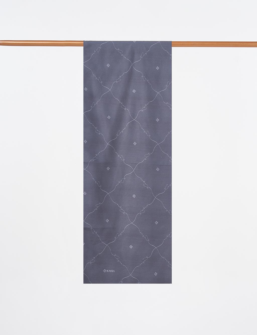 Signature Figurine Monogram Shawl Smoke