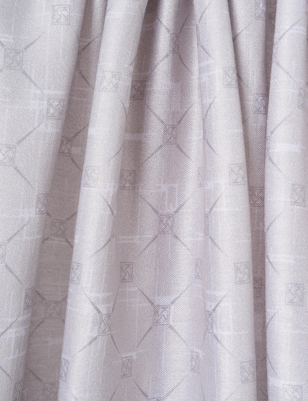 Monogram Patterned Shawl Mink