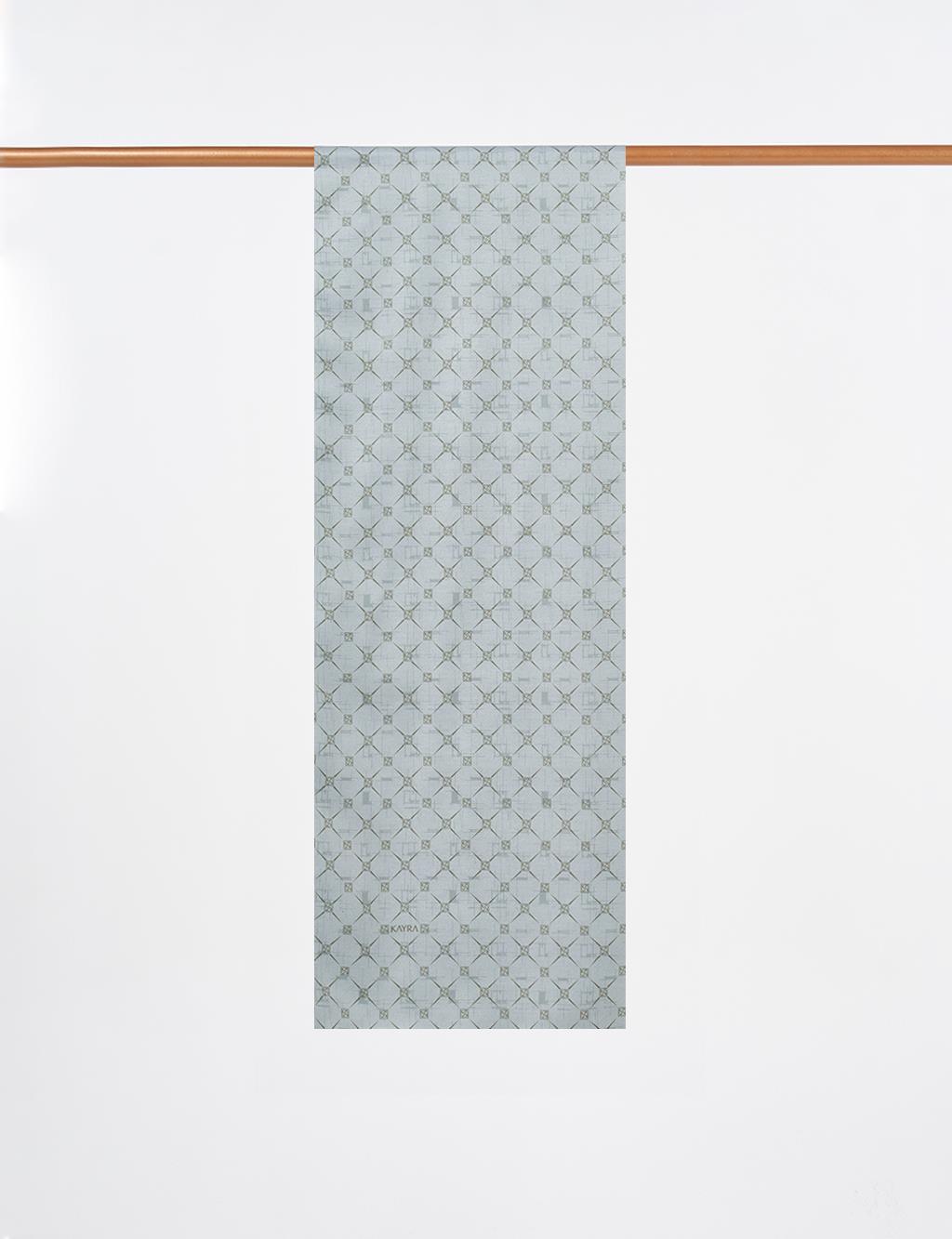 Monogram Patterned Shawl Mold Green