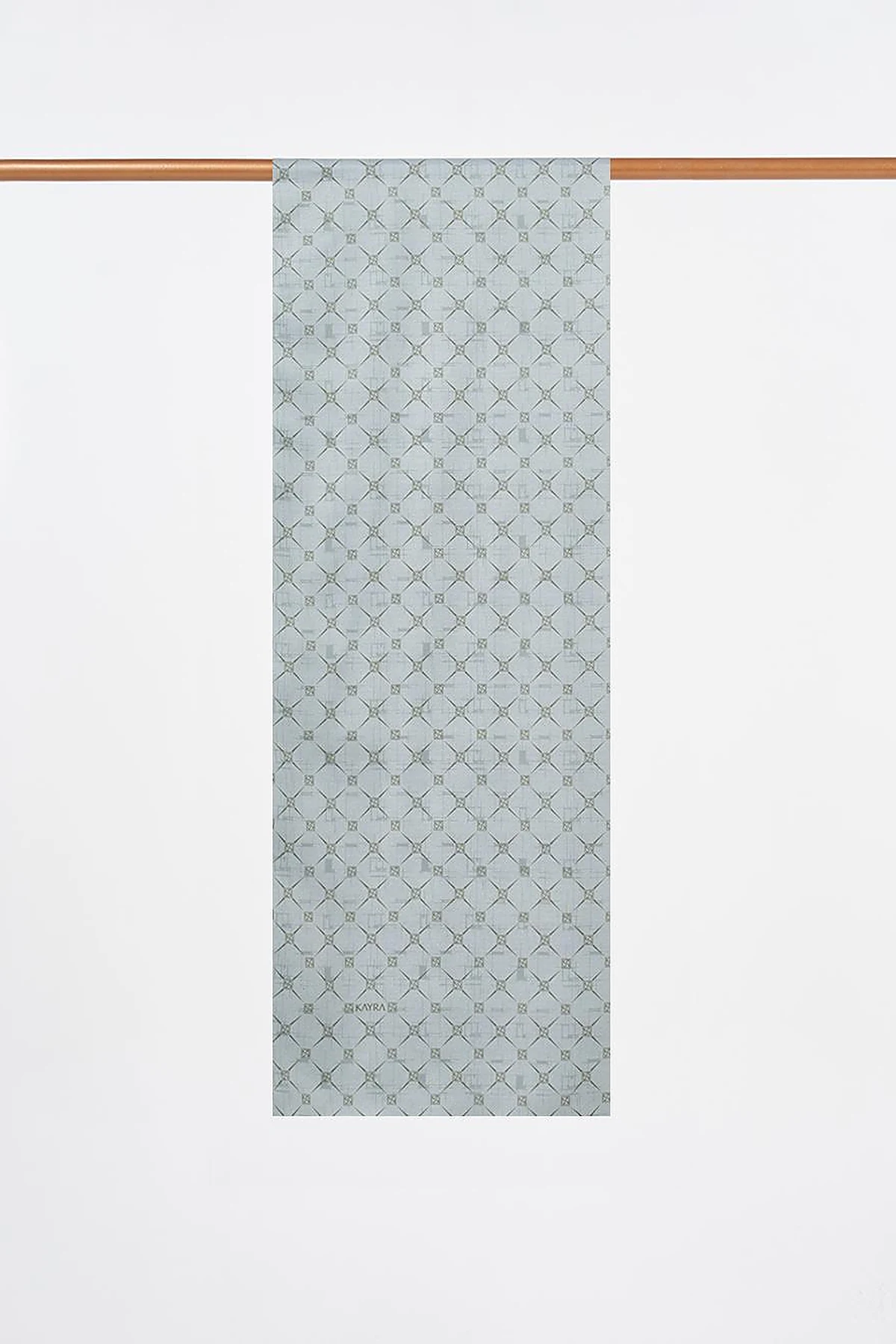 Monogram Patterned Shawl Mold Green