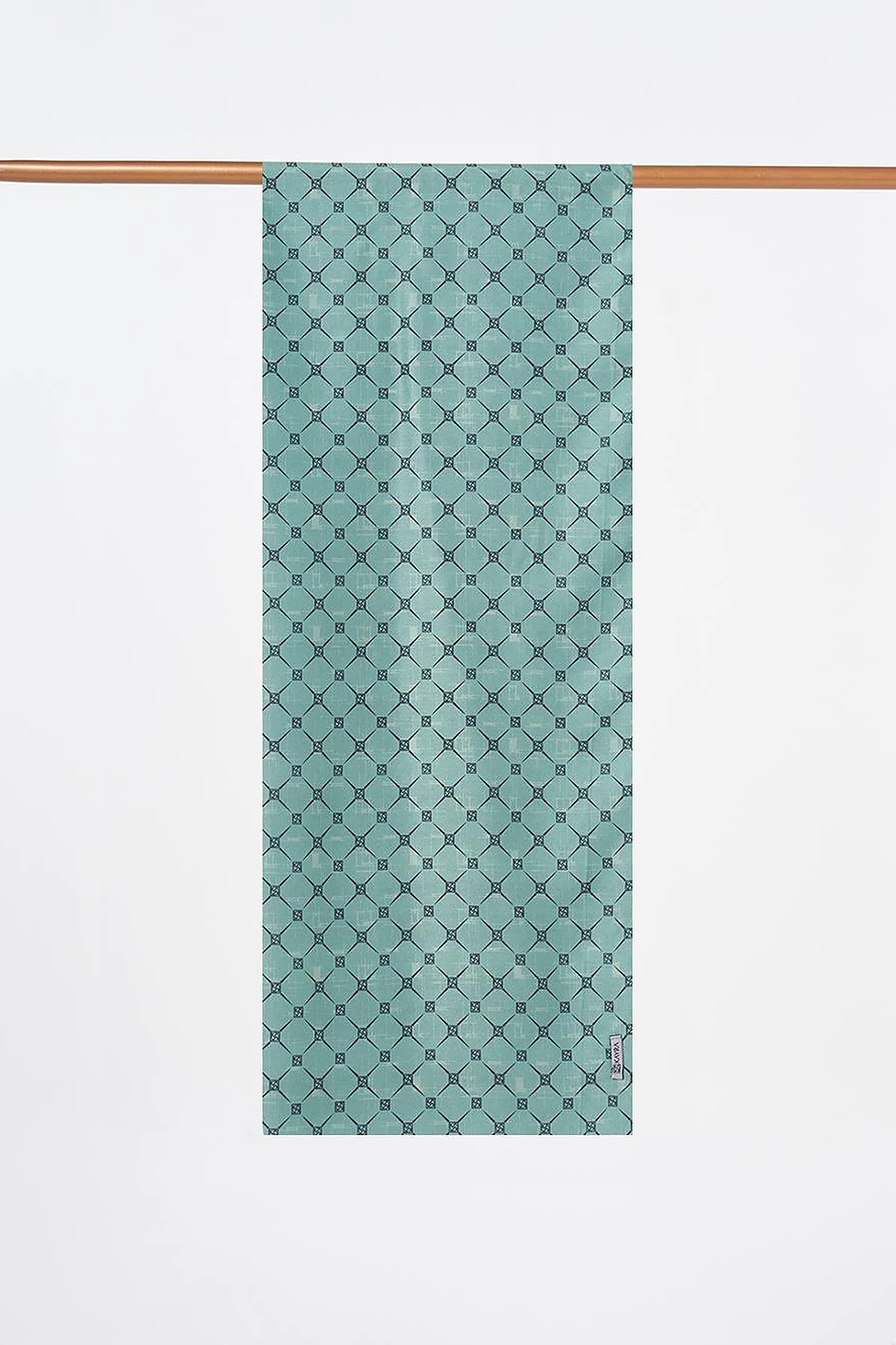 Monogram Patterned Shawl Mint