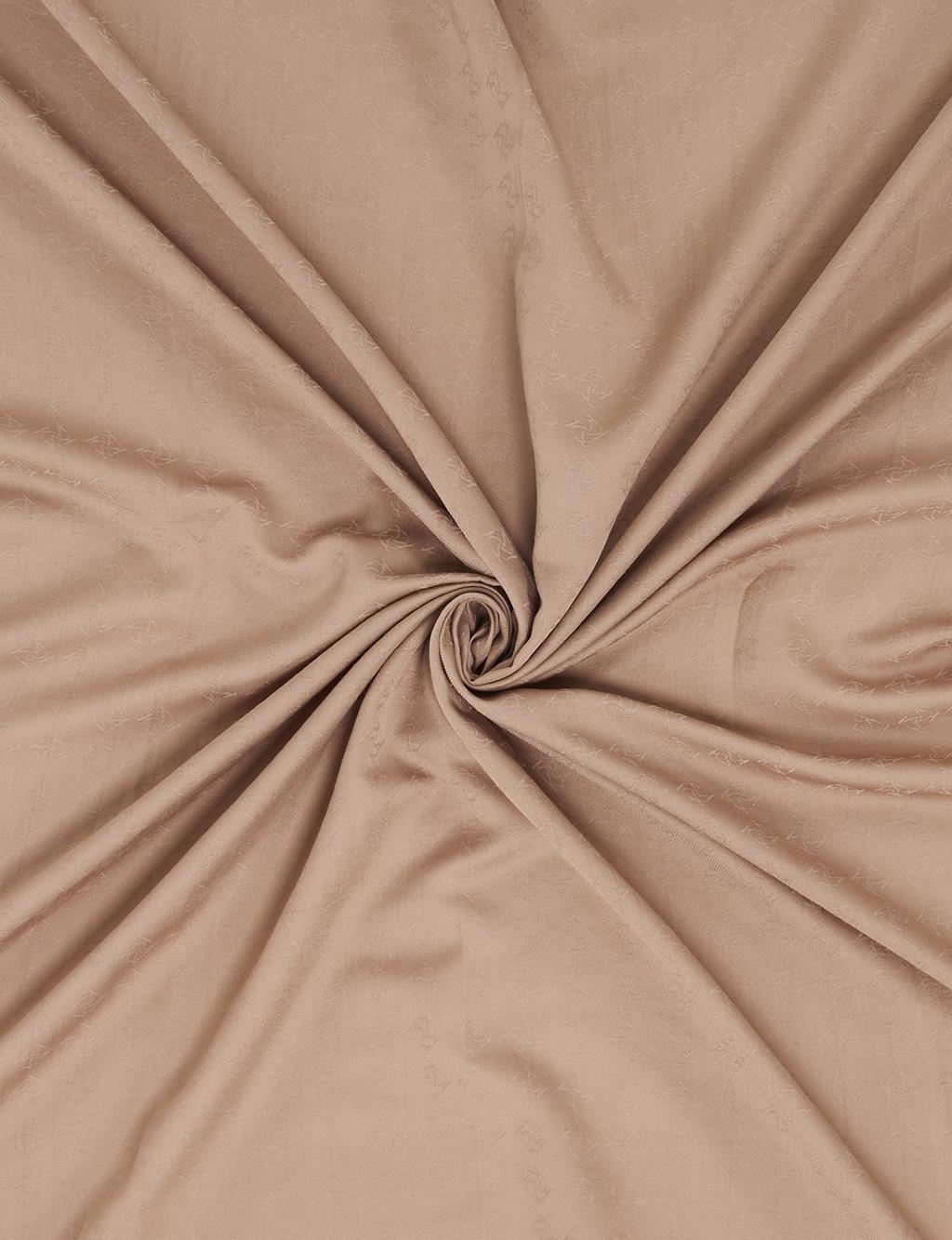 Monogram Patterned Scarf Mink