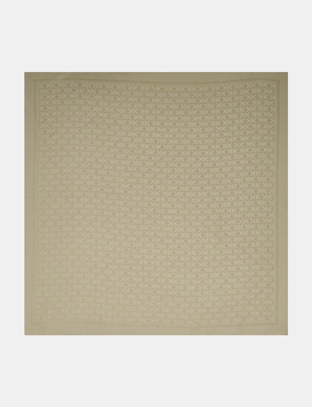 Logo Pattern Scarf Mint