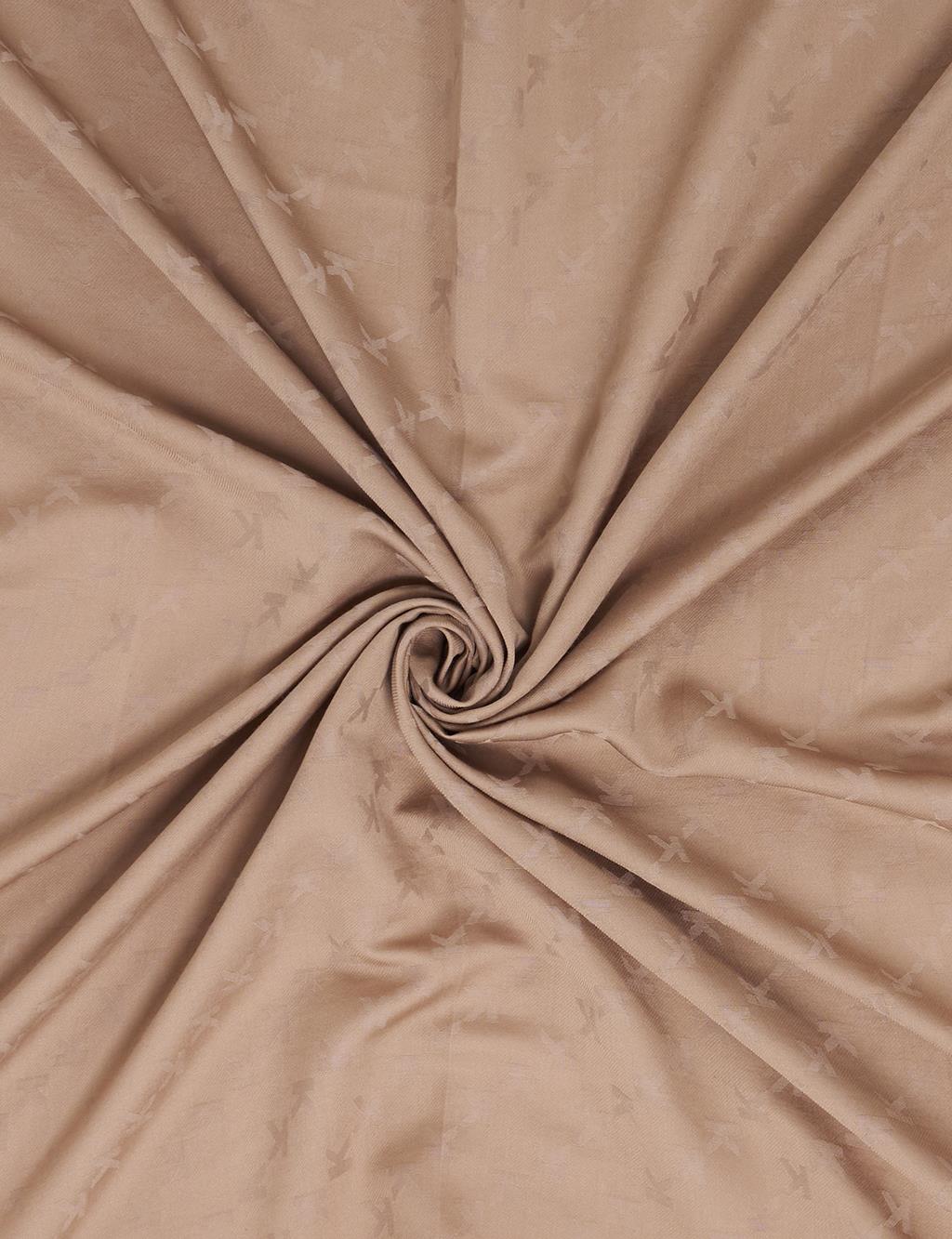 Minimal Monogram Patterned Scarf Mink