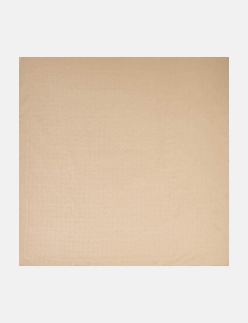 Monogram Patterned Scarf Beige