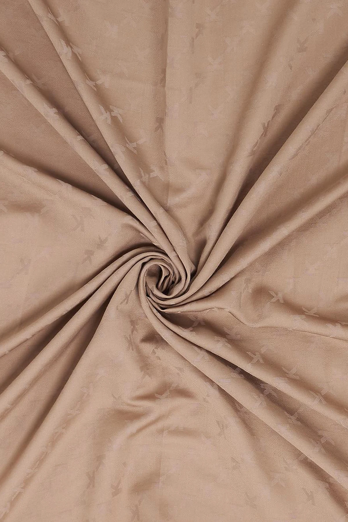 Minimal Monogram Patterned Scarf Mink