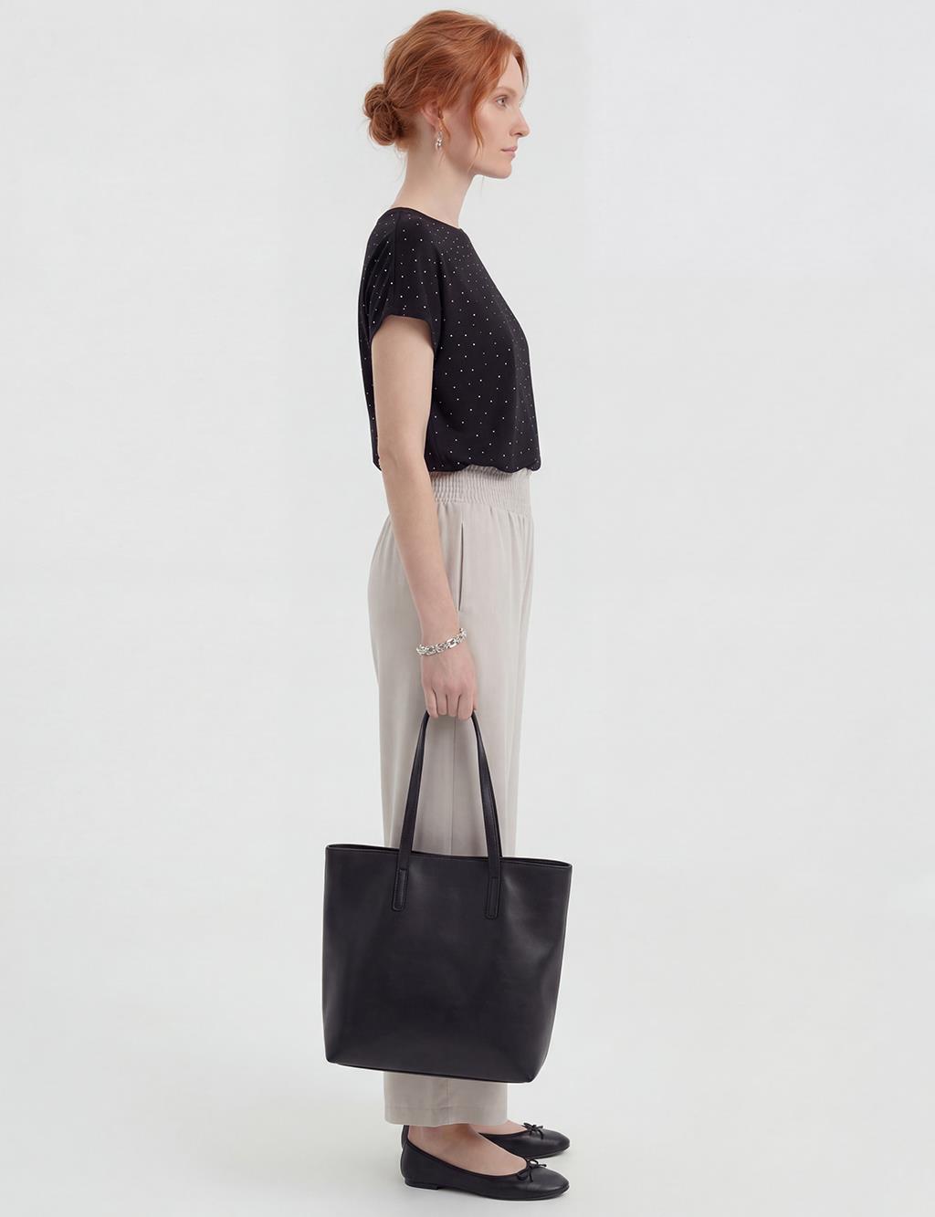 Relaxed Fit Trousers with Lace Stitching, Light Grey