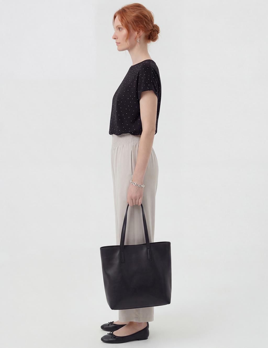 Relaxed Fit Trousers with Lace Stitching, Light Grey