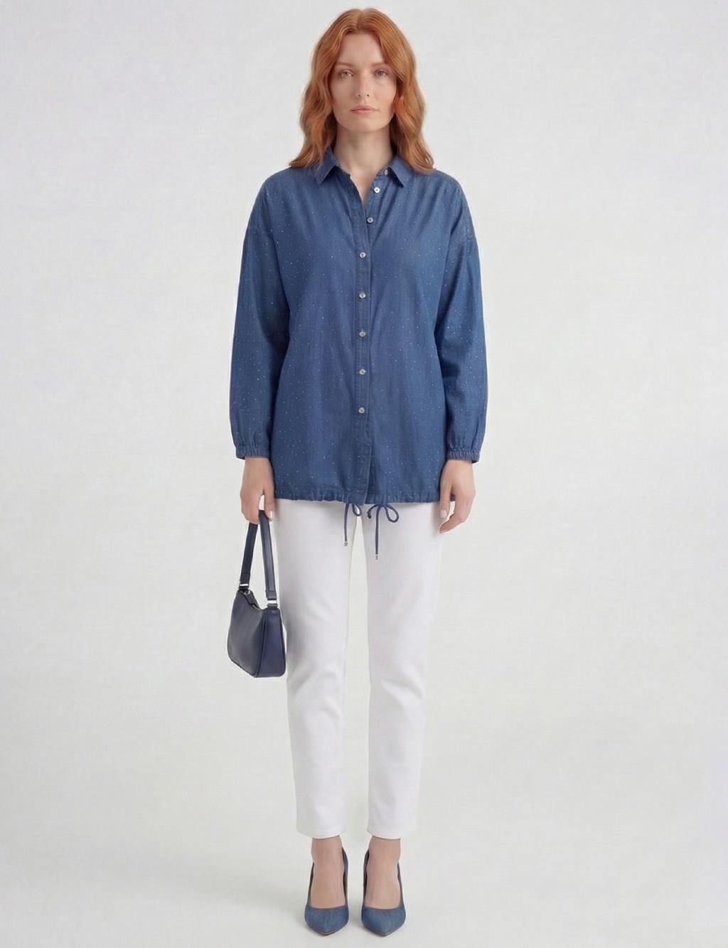 Washed Tunic Indigo
