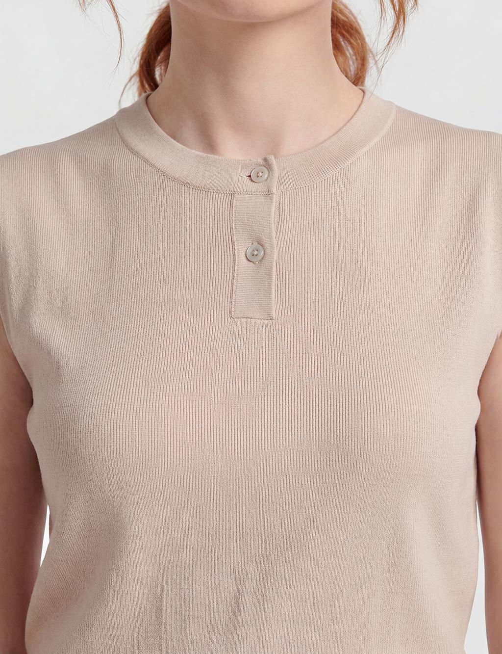 Knitted Skirt Set Stone