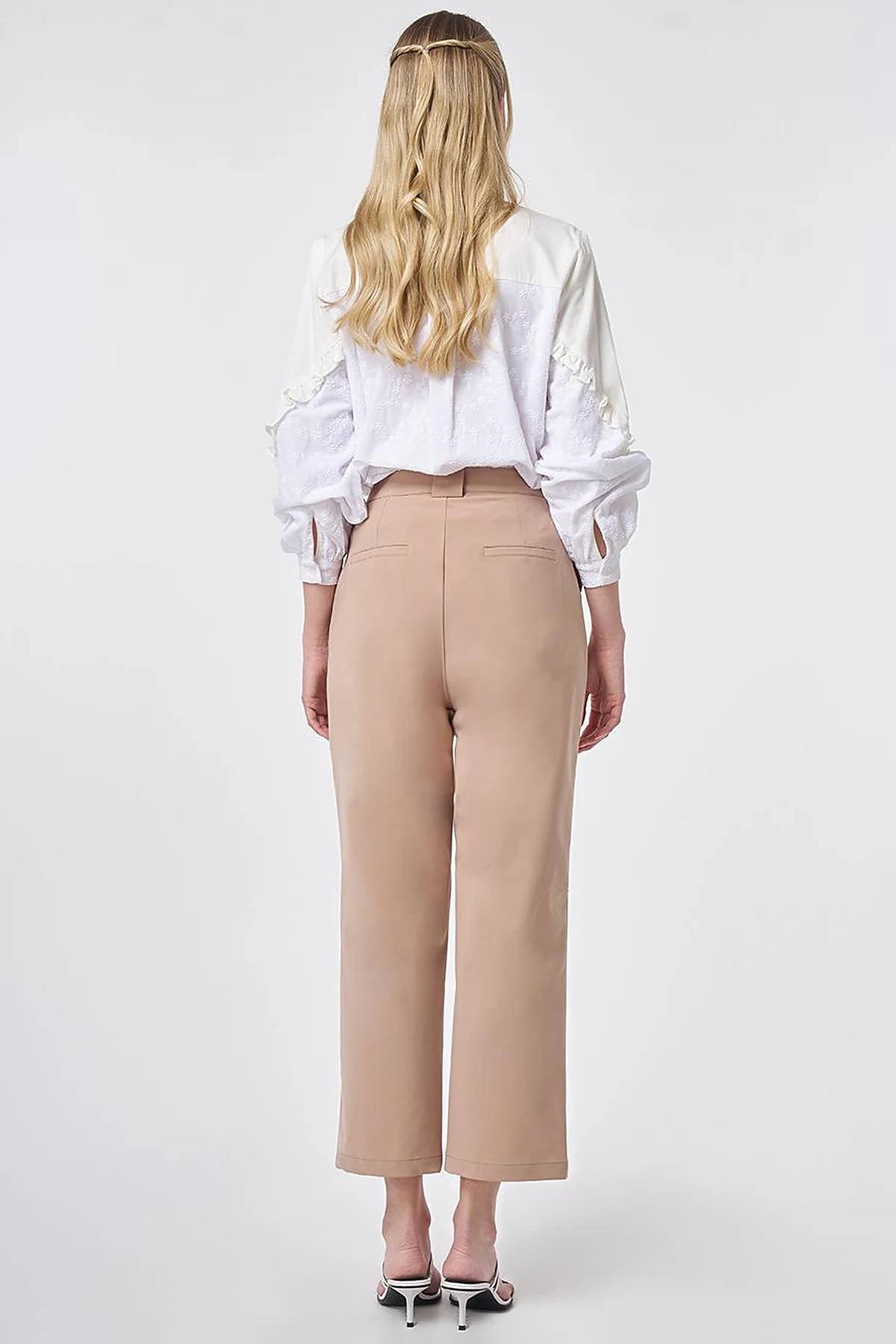 Seam Detailed Pants Beige