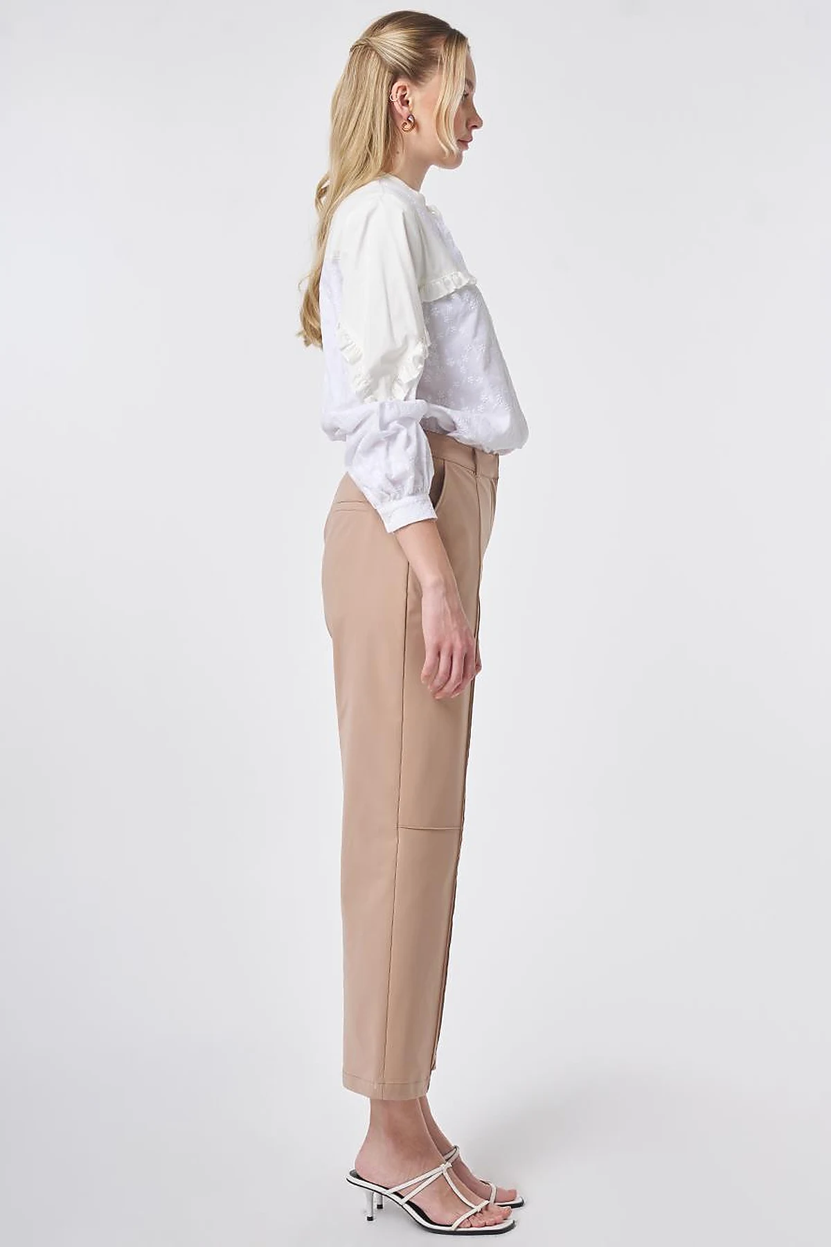 Seam Detailed Pants Beige