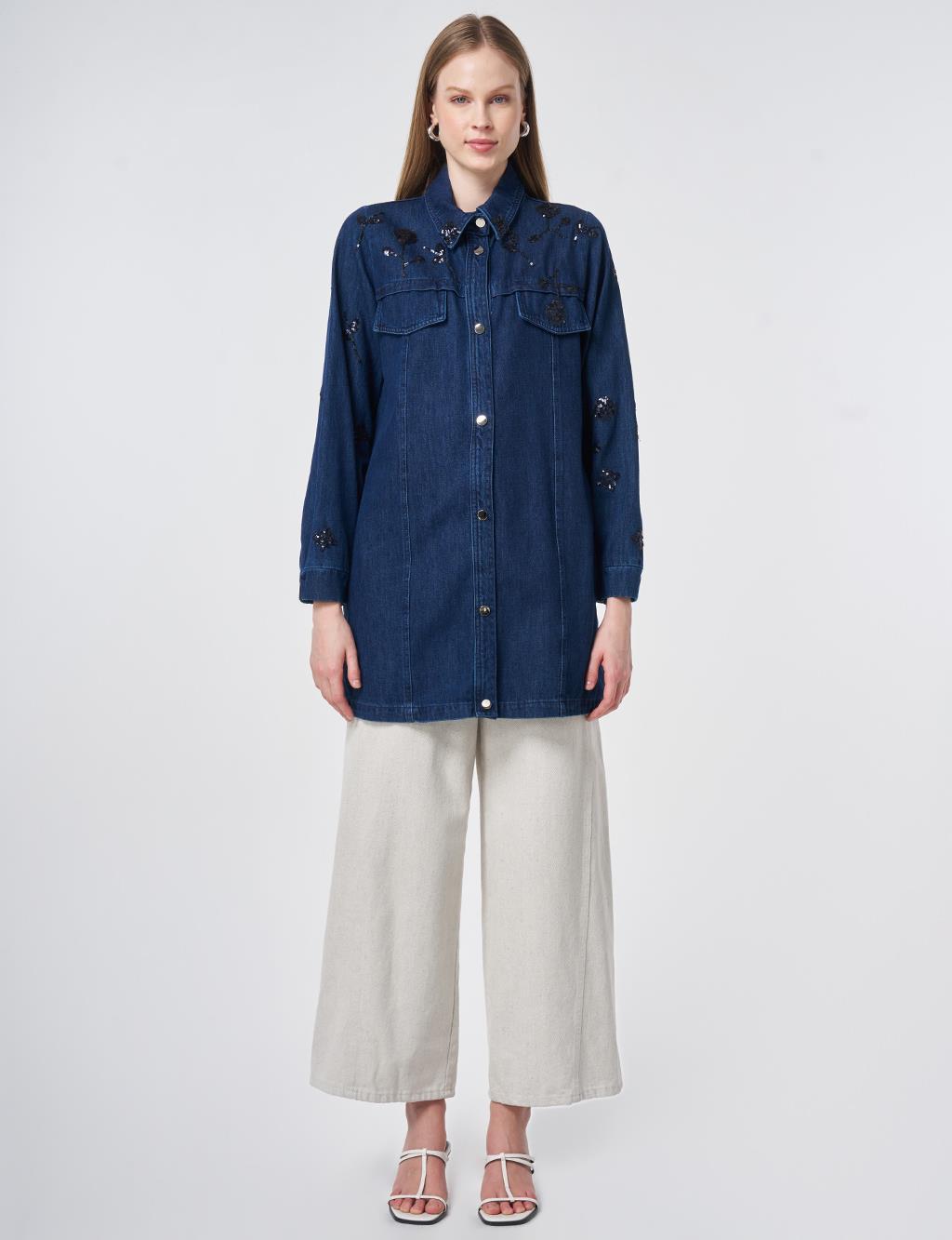 Flap Pocket Denim Jacket – Indigo