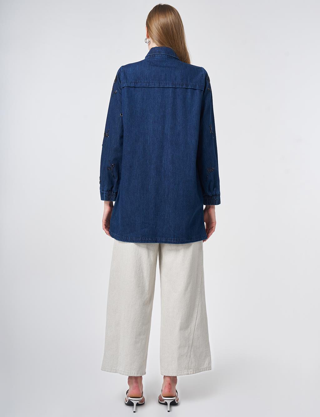 Flap Pocket Denim Jacket – Indigo