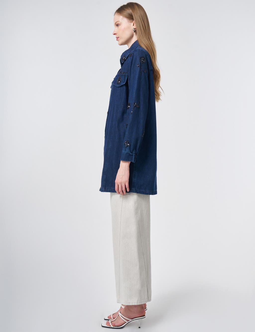 Flap Pocket Denim Jacket – Indigo