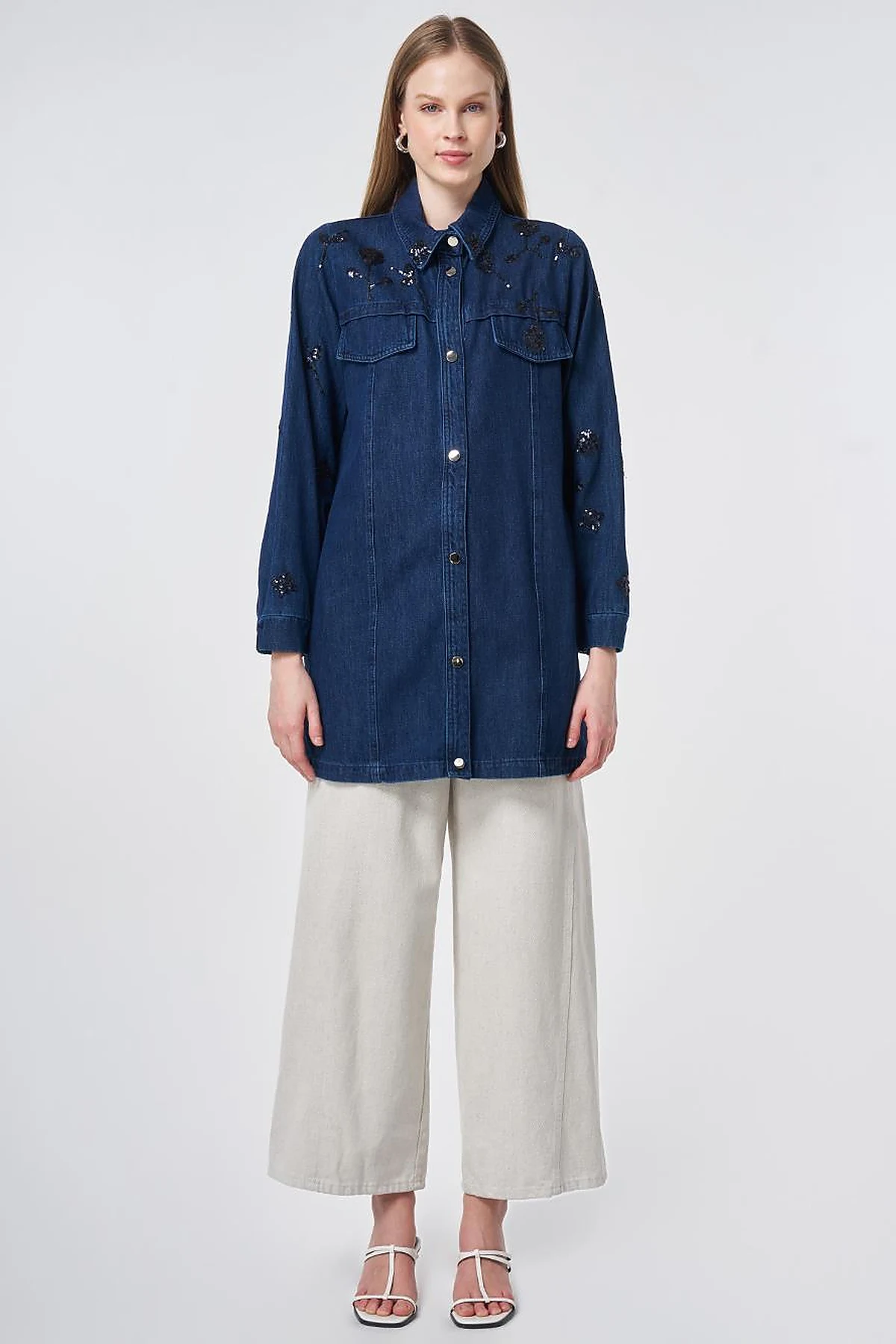 Flap Pocket Denim Jacket – Indigo