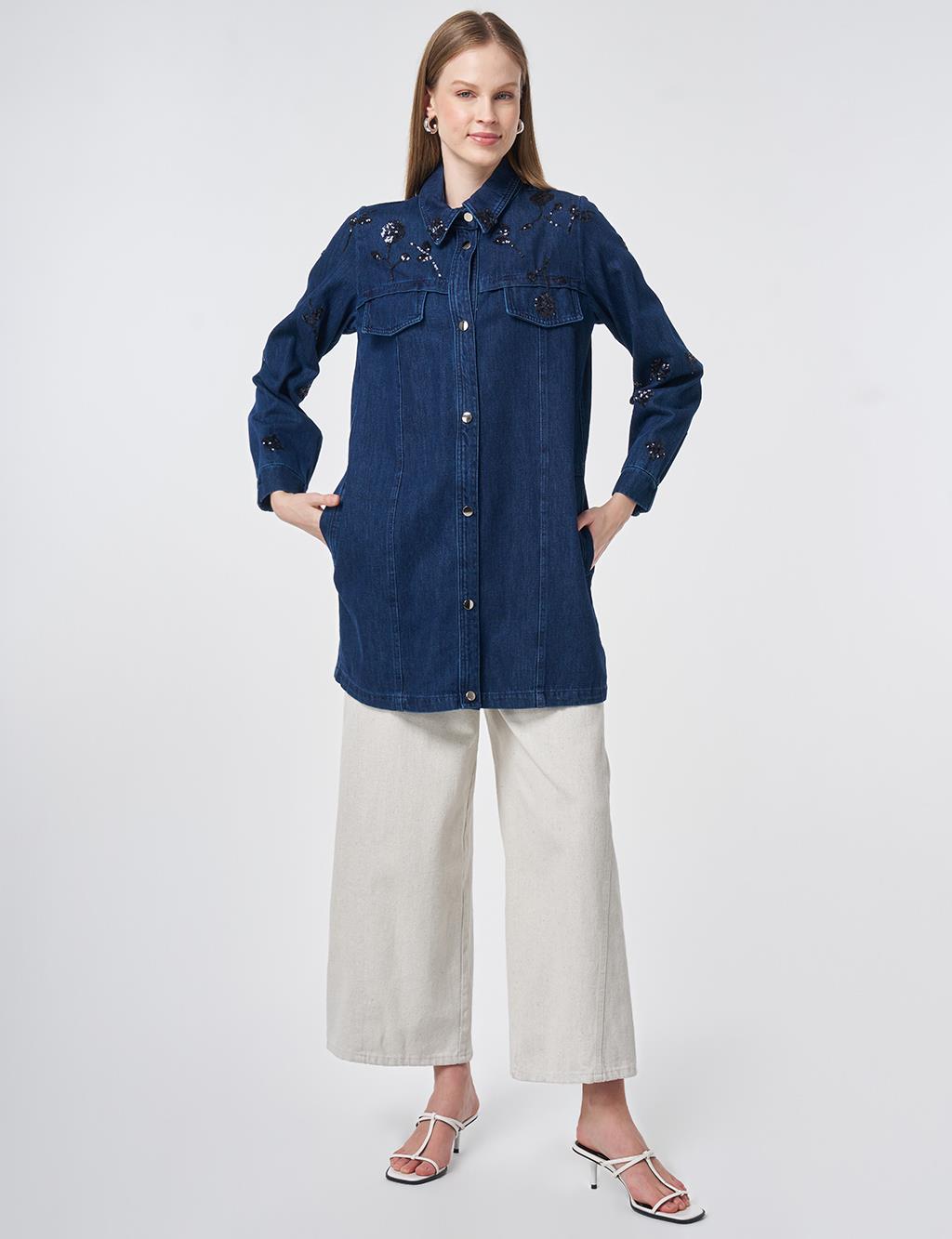 Flap Pocket Denim Jacket – Indigo