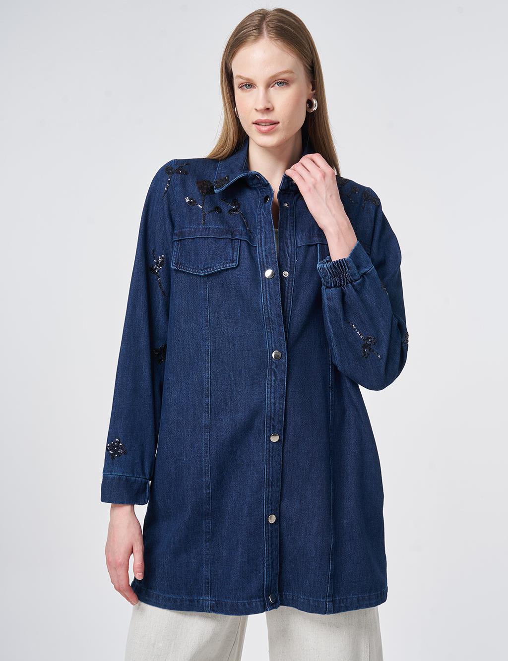 Flap Pocket Denim Jacket – Indigo