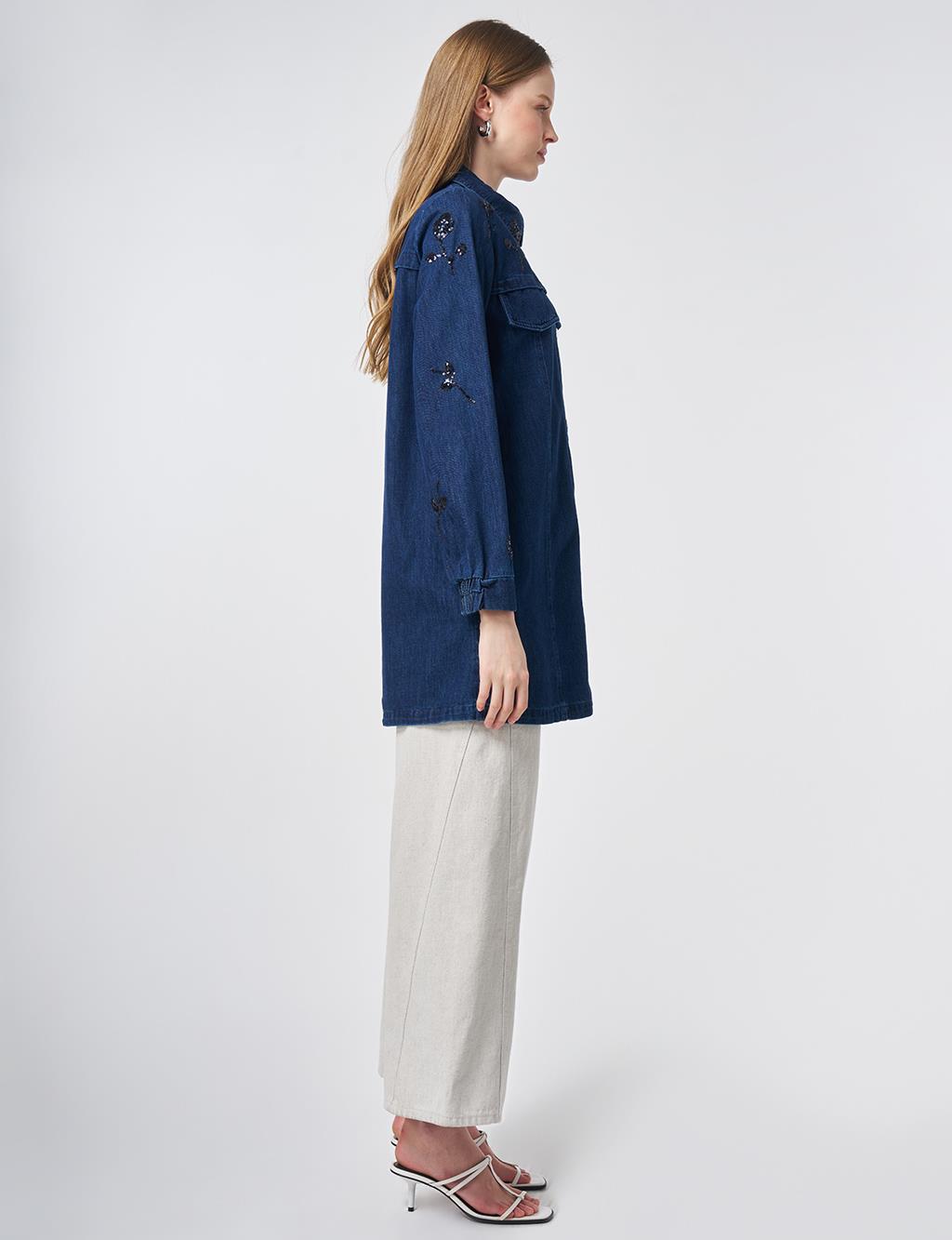 Flap Pocket Denim Jacket – Indigo