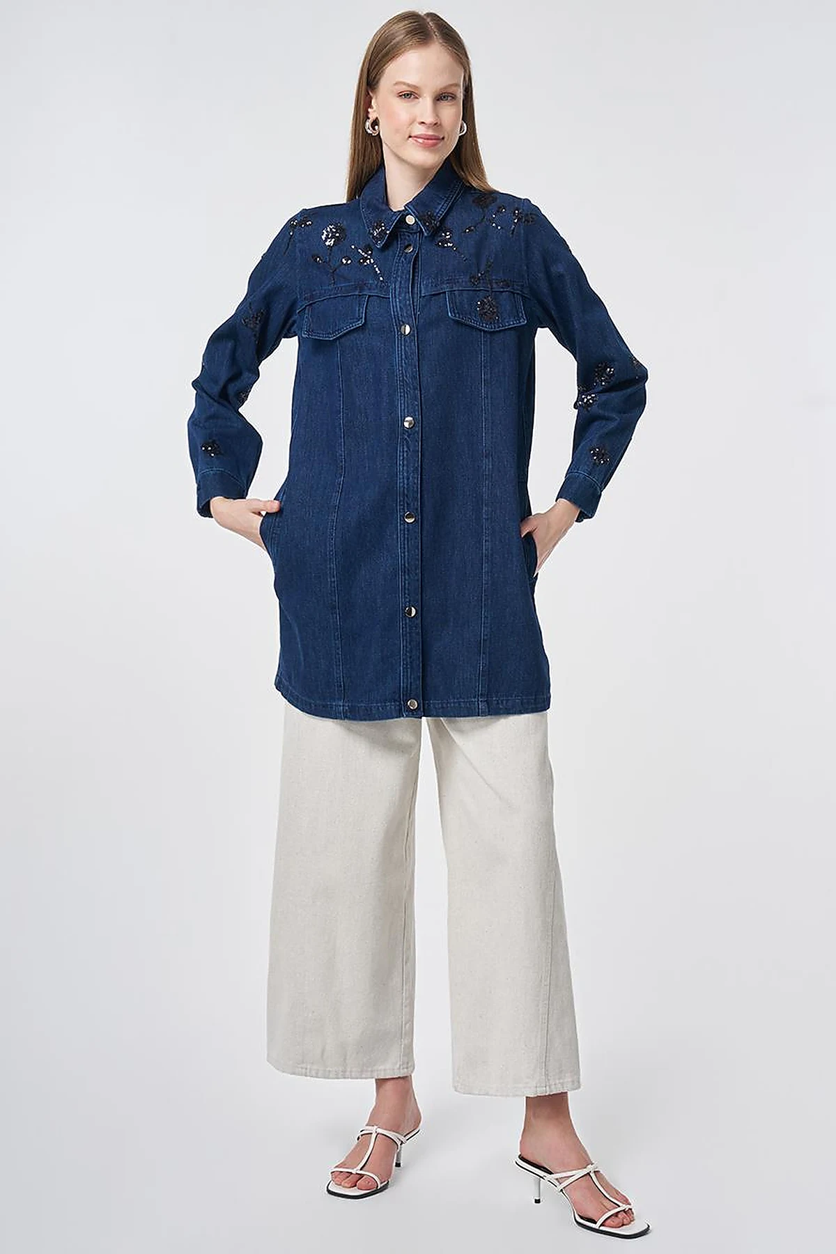 Flap Pocket Denim Jacket – Indigo