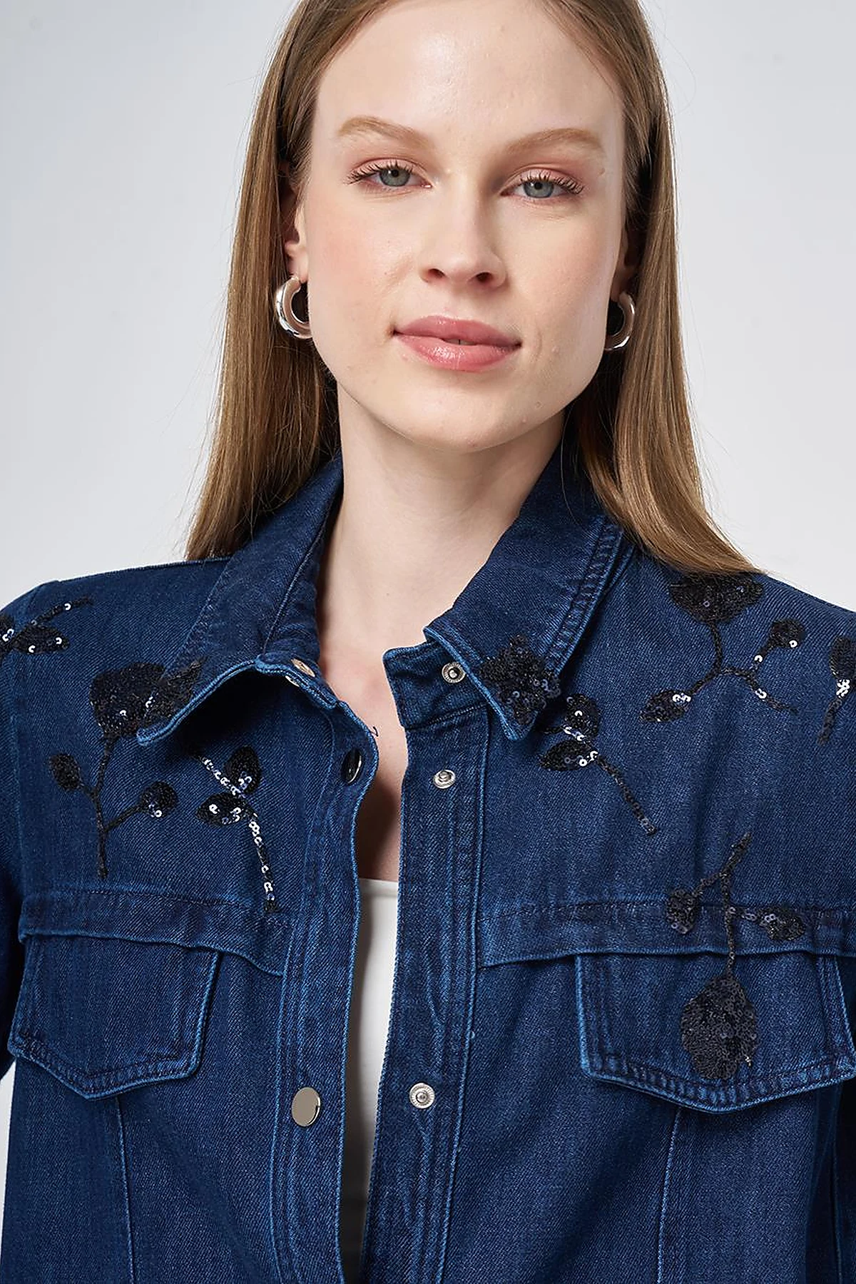 Flap Pocket Denim Jacket – Indigo