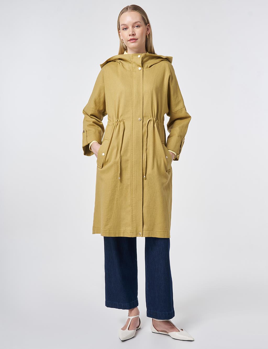 Bel Büzgülü Kap Yağ Yeşili 