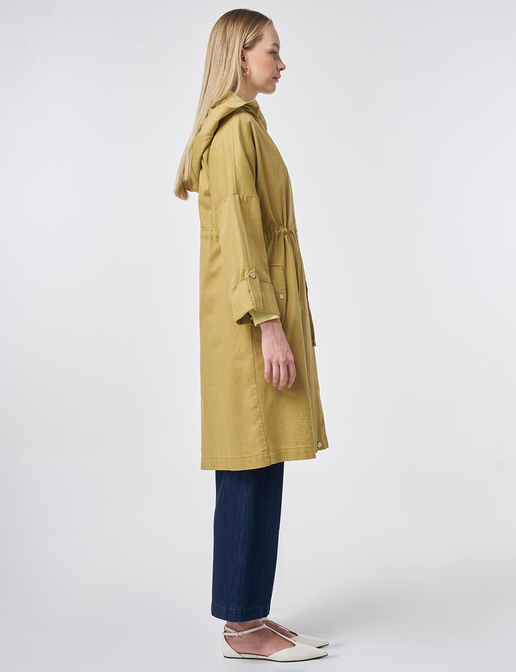 Bel Büzgülü Kap Yağ Yeşili 