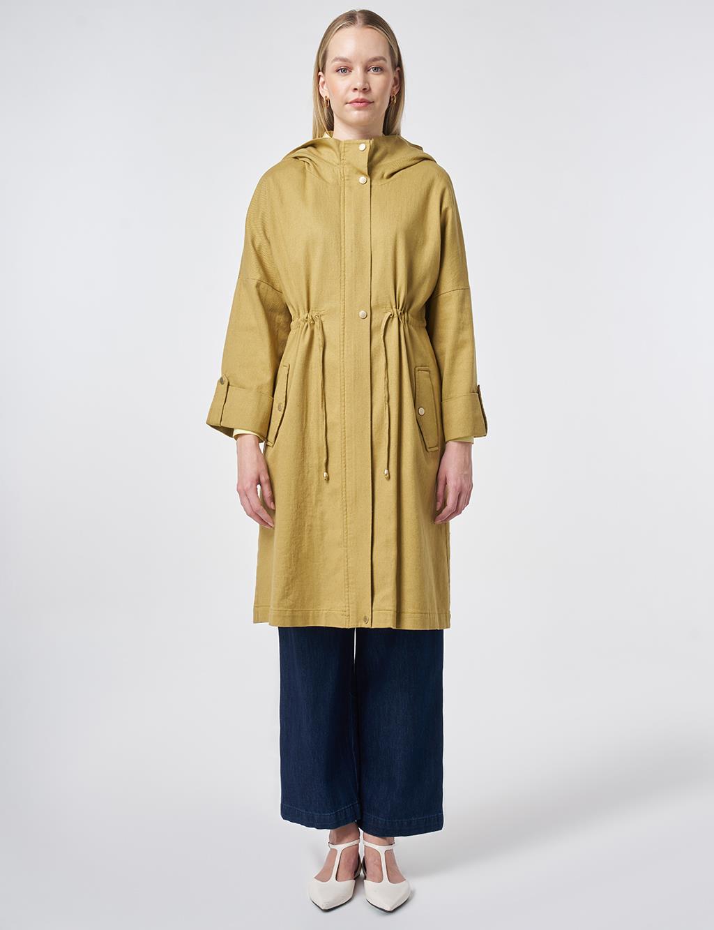 Bel Büzgülü Kap Yağ Yeşili 