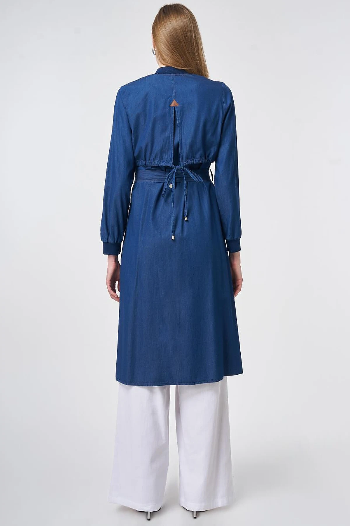 Relaxed Fit Washed Tunic Indigo