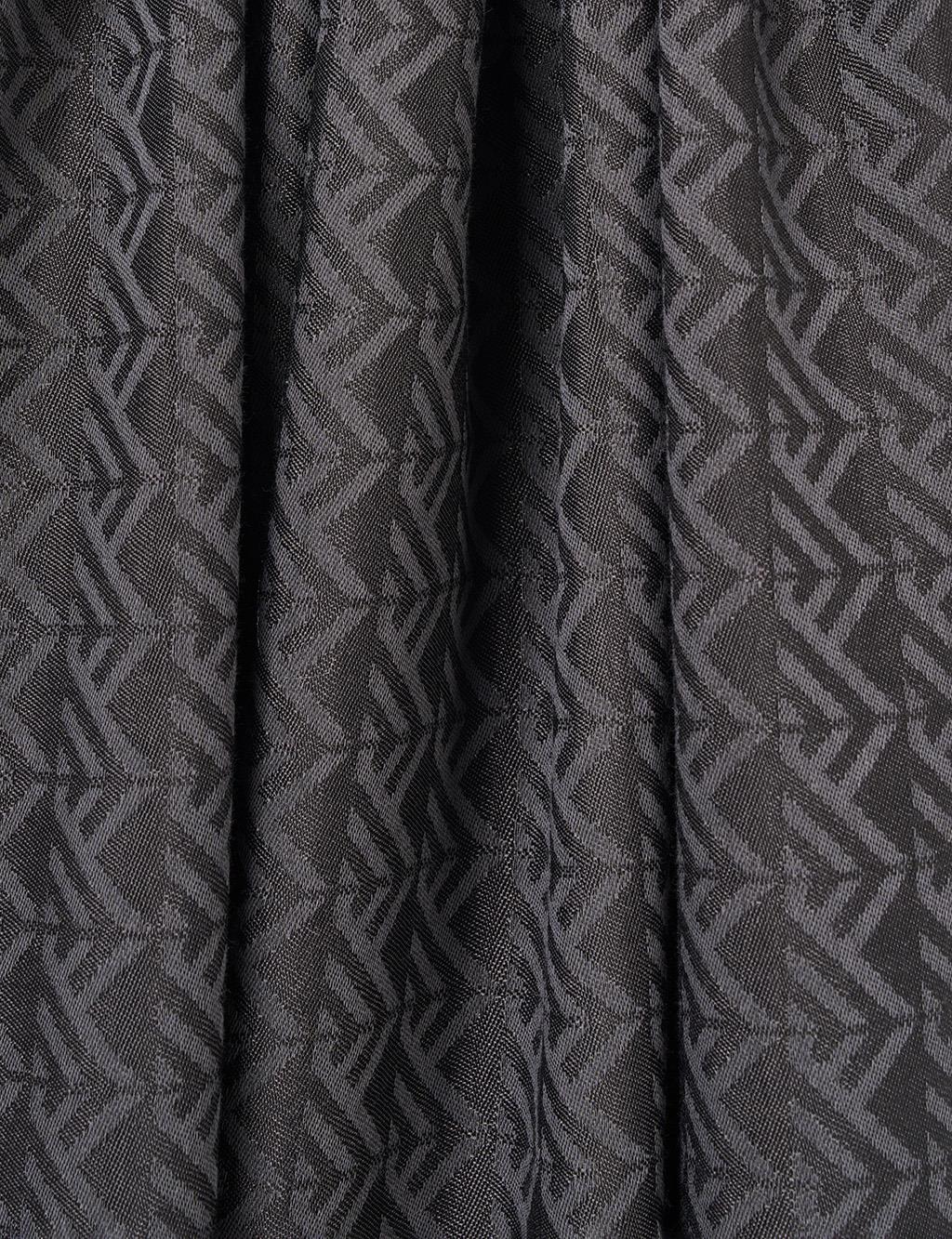 Patterned Lyocell Shawl Black