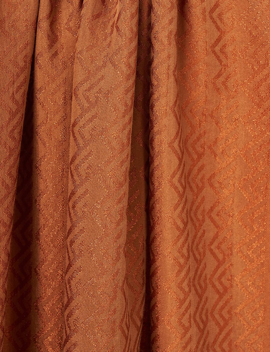 Patterned Lyocell Shawl Cinnamon