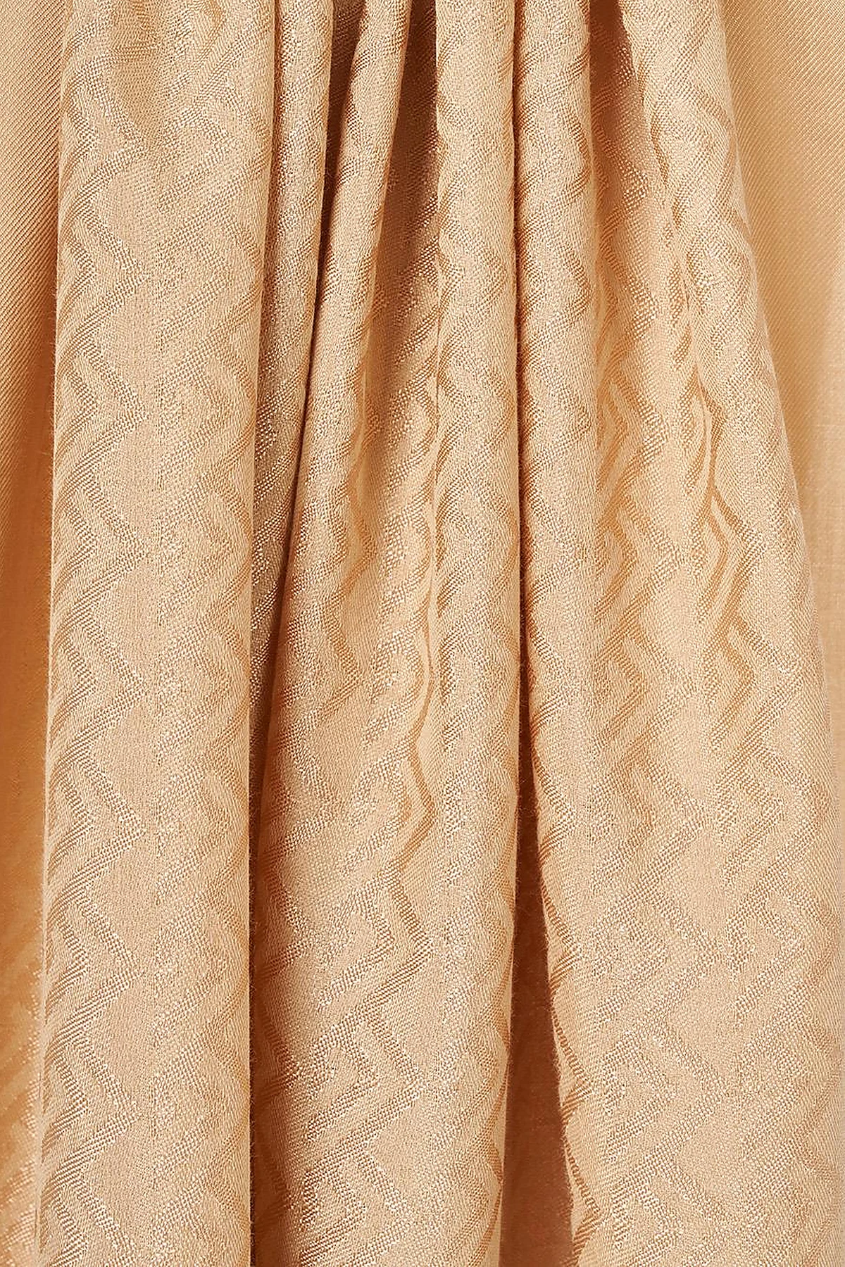 Patterned Lyocell Shawl Beige