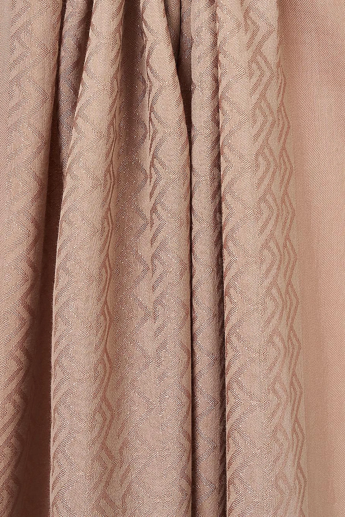 Patterned Lyocell Shawl Mink