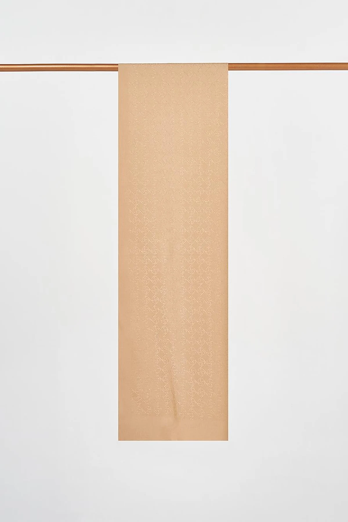 Logo-Detail Lyocell Shawl Beige