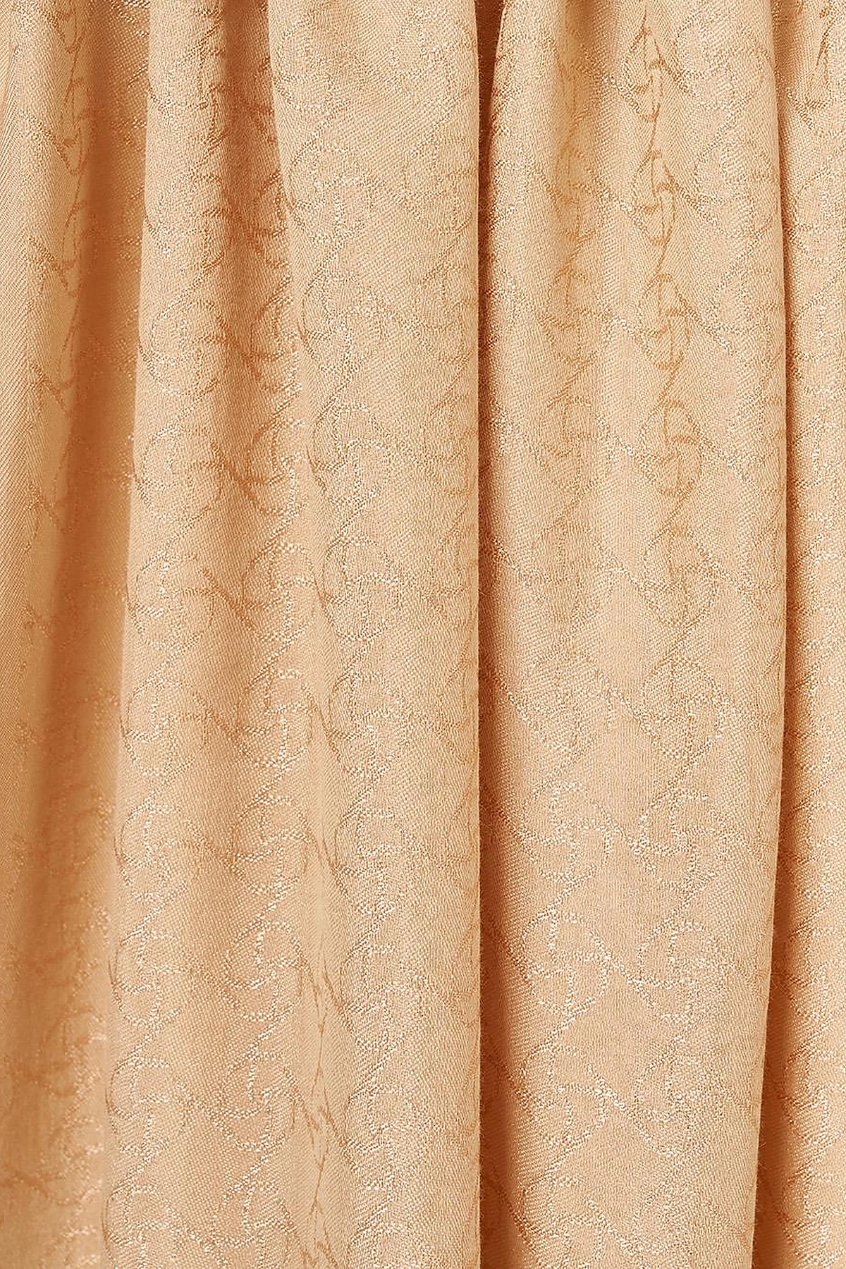Logo-Detail Lyocell Shawl Beige