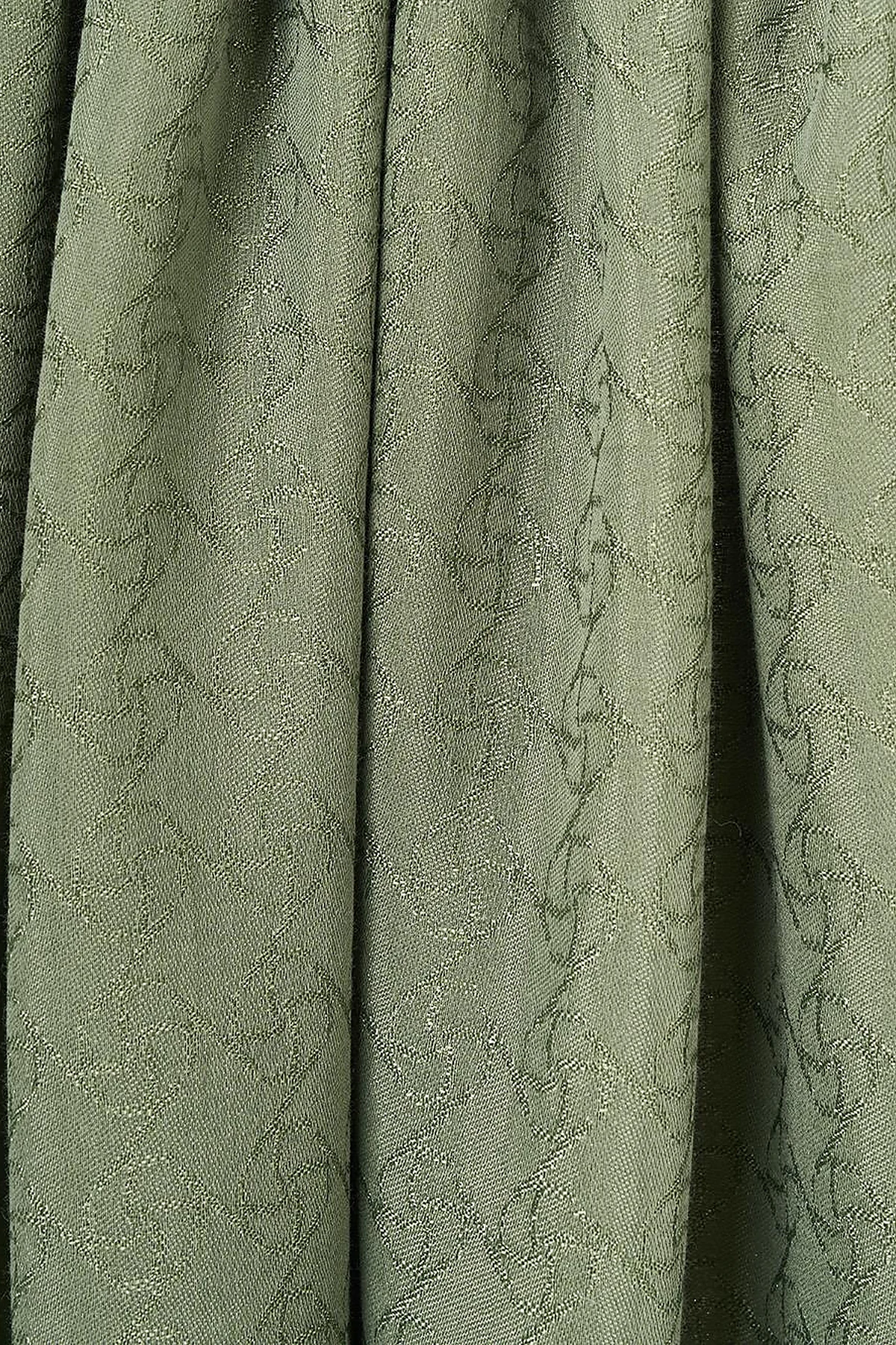 Logo-Detail Lyocell Shawl Forest Green