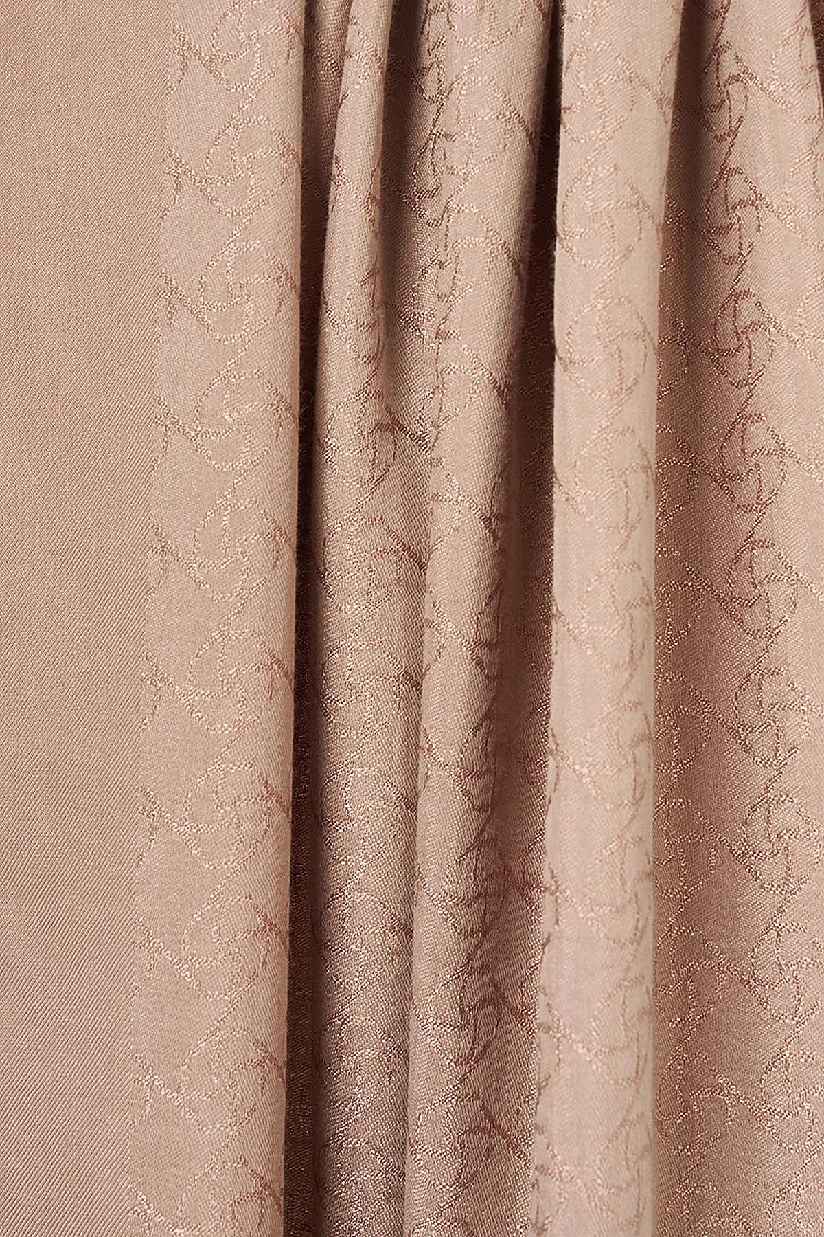 Logo-Detail Lyocell Shawl Mink