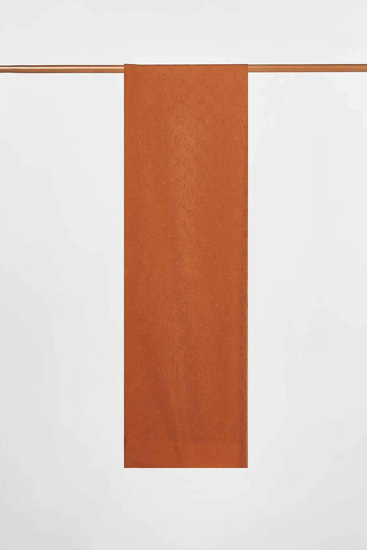 Monogram Pattern Lyocell Shawl Cinnamon