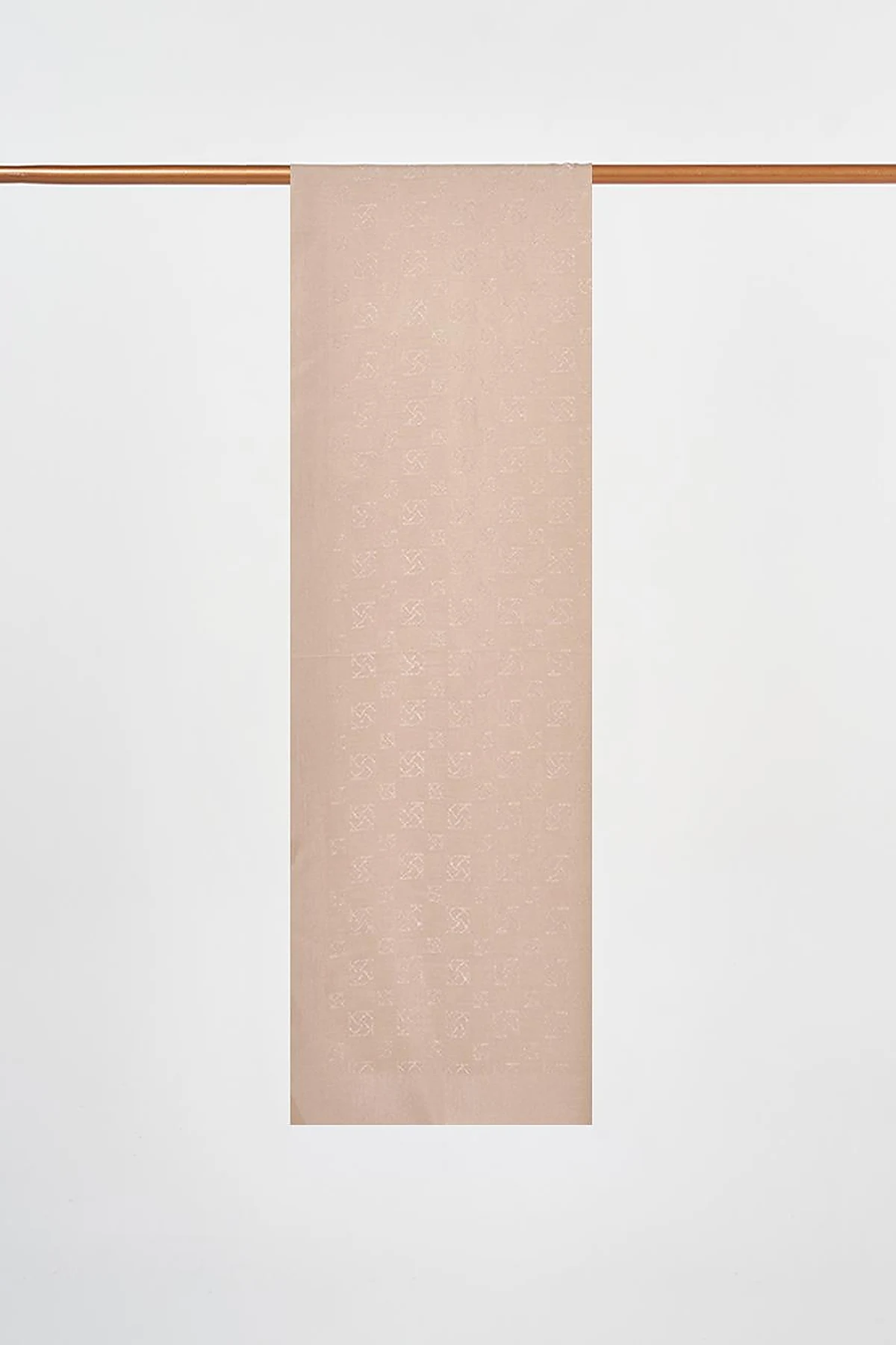 Monogram Pattern Lyocell Shawl Stone