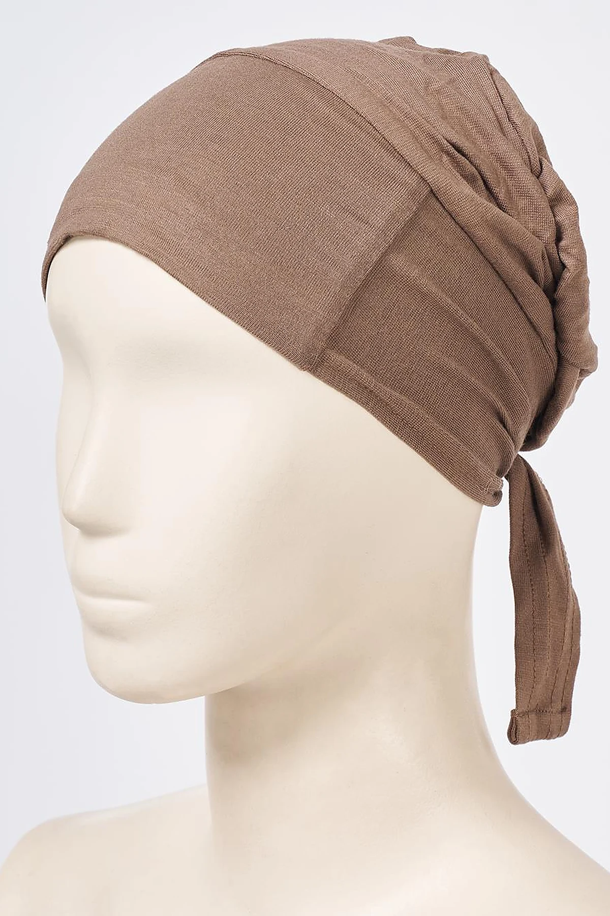 Mink Tie-Back Stitched Bonnet