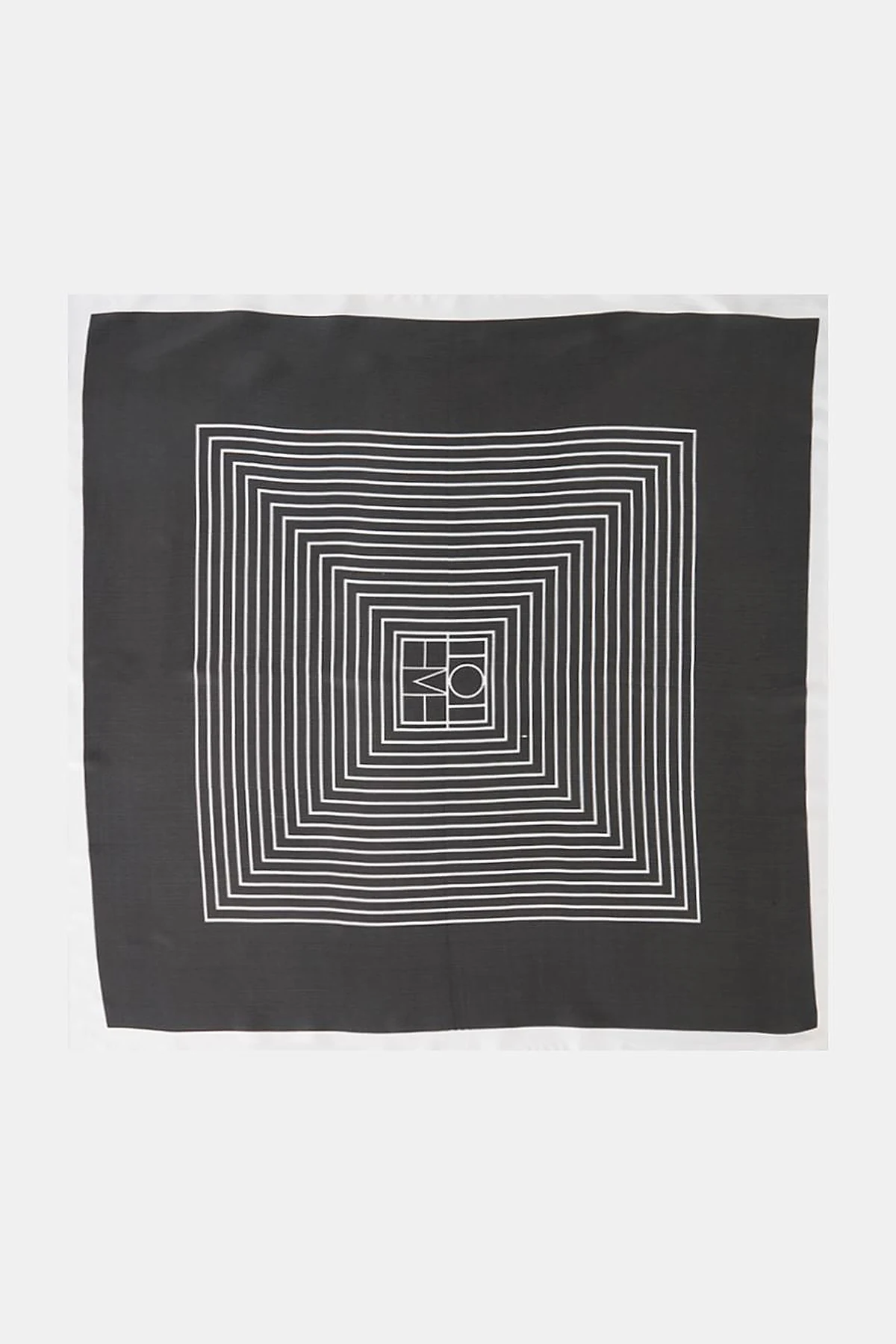 Black Striped Pattern Scarf